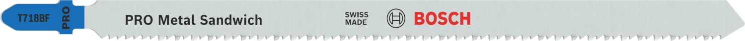 Lames de scie sauteuse Bosch 2608655114 PRO T718BF Senwich - métal (5 pièces)-image