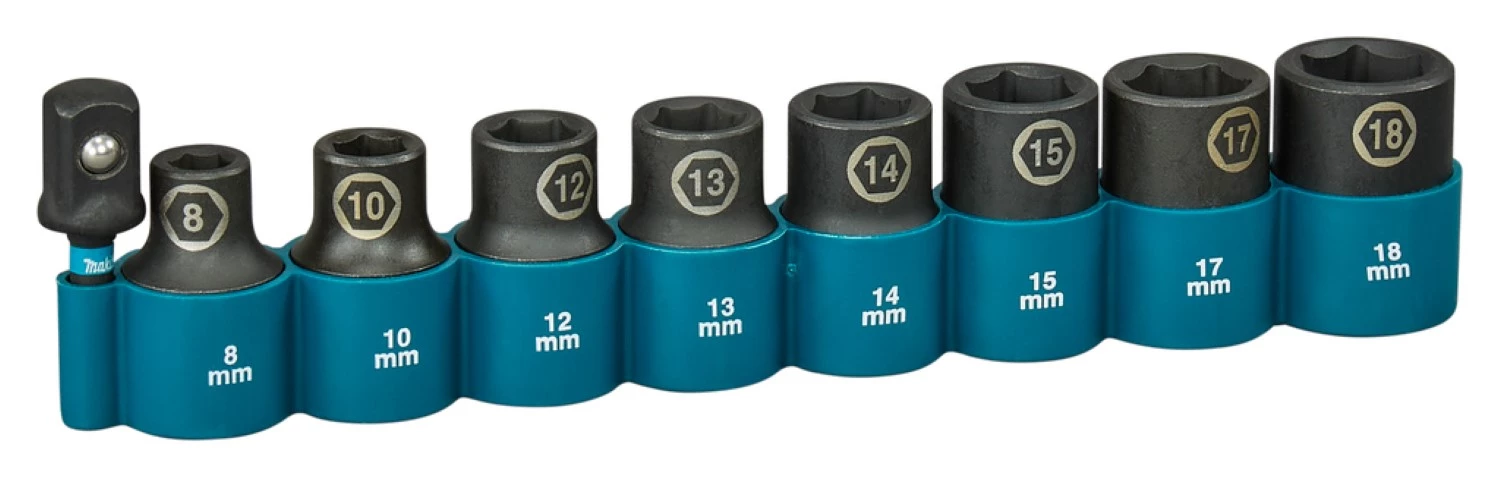 Makita E-16645 Impact Black Krachtdoppenset - 9-delig - 1/2'' VK-image