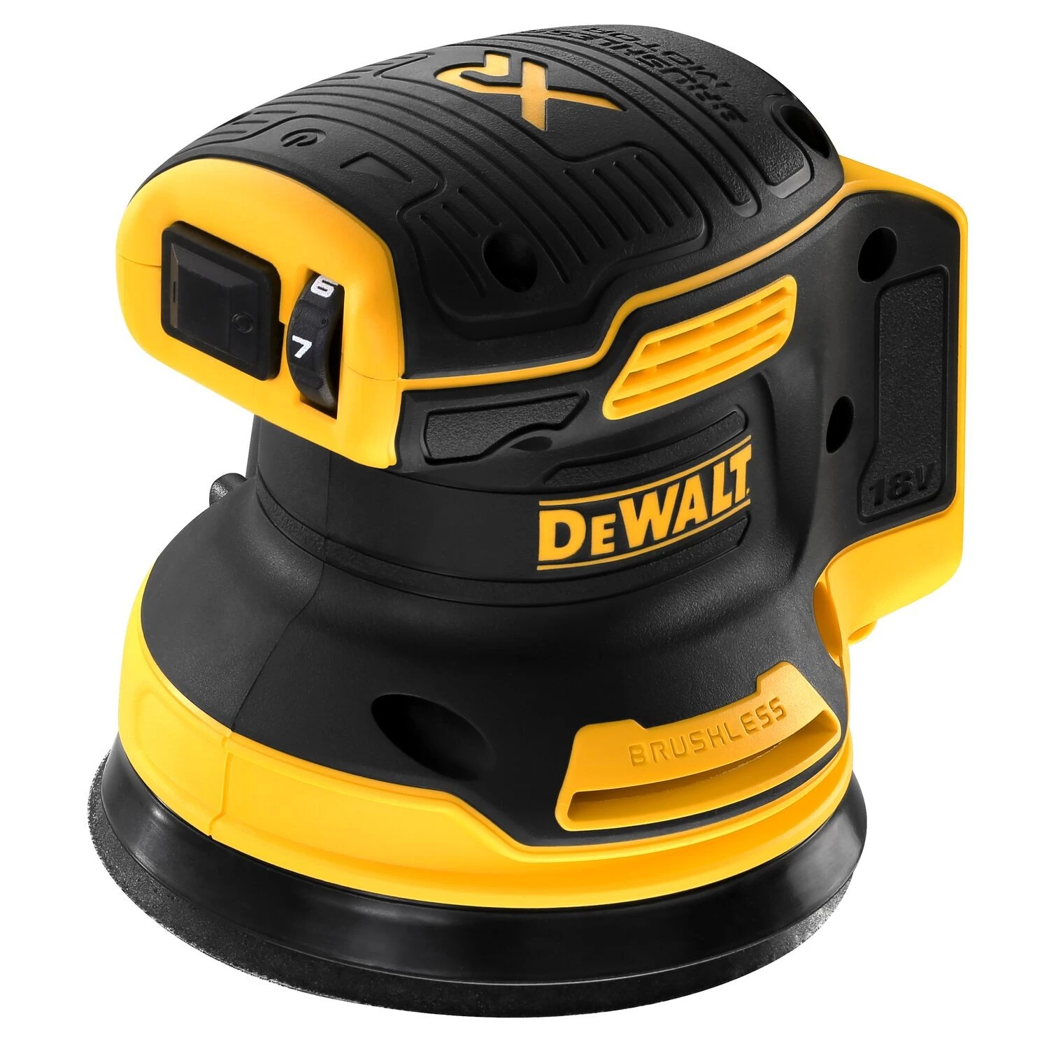 DeWALT DCW210N 18V Li-ion accu excentrische schuurmachine body in TSTAK - 125mm-image