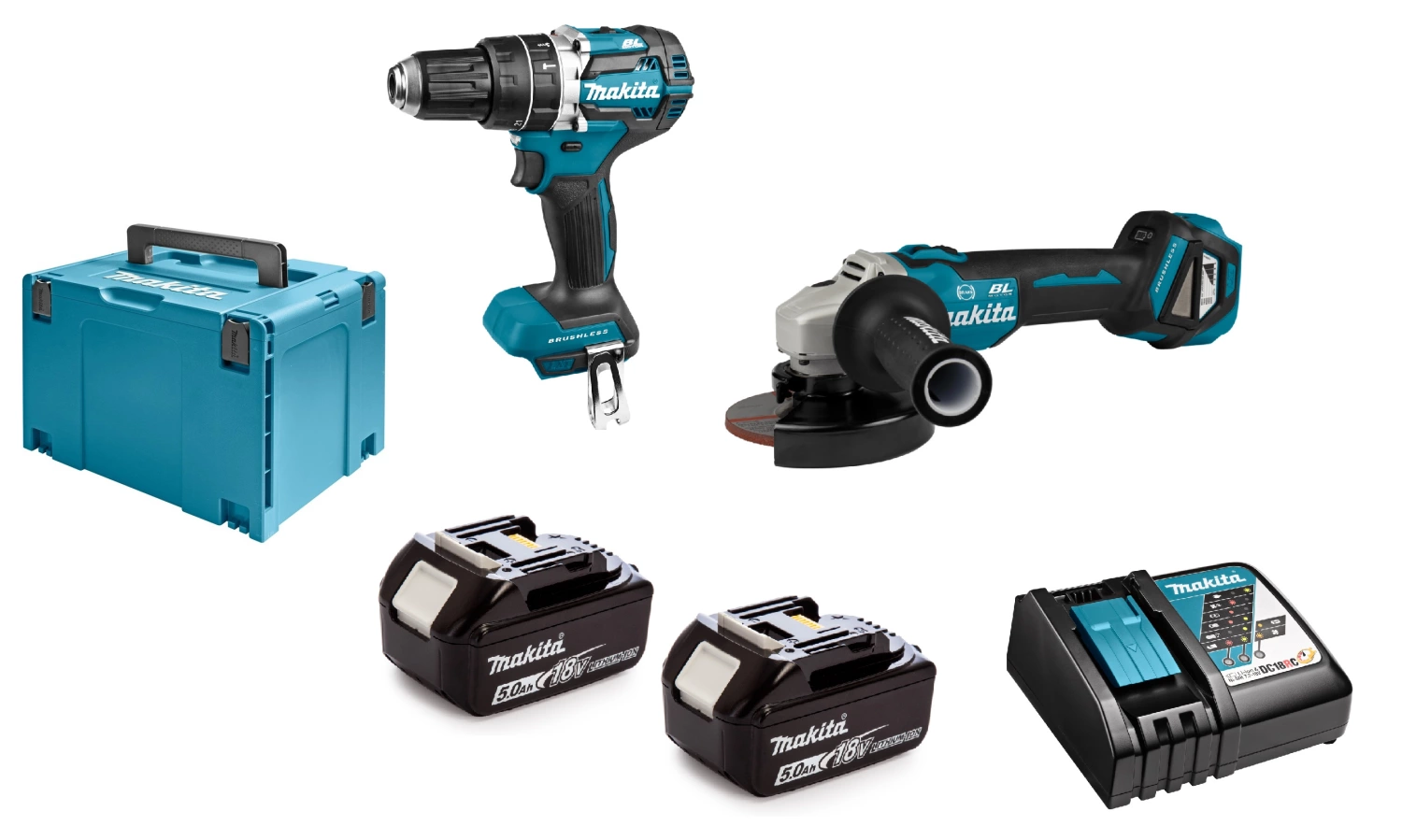 Makita DLX2272TJ Pack outils sans fil-image