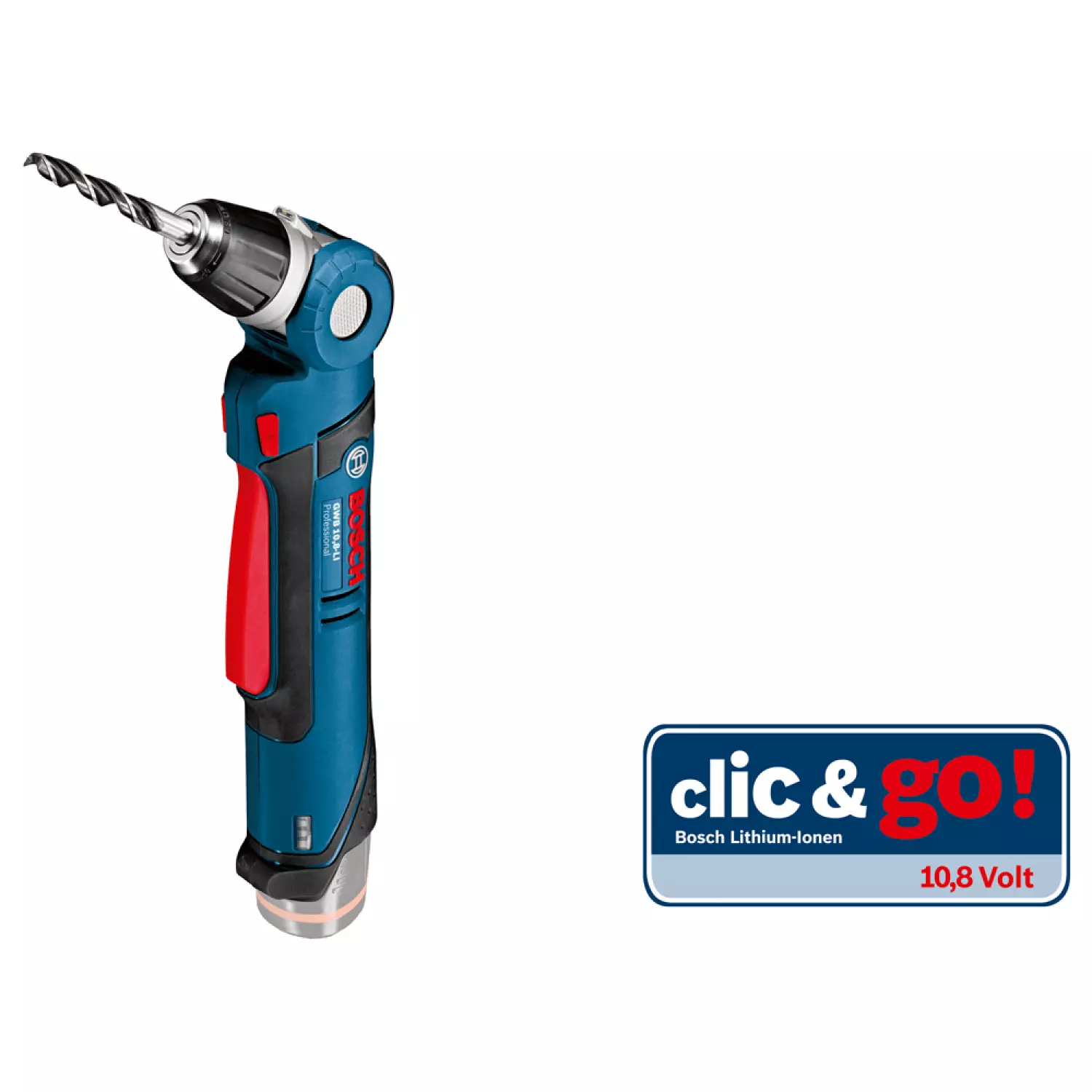 Bosch 0601390909 - Perceuse angulaire sans fil GWB 12V-10 C&G (machine seule)-image