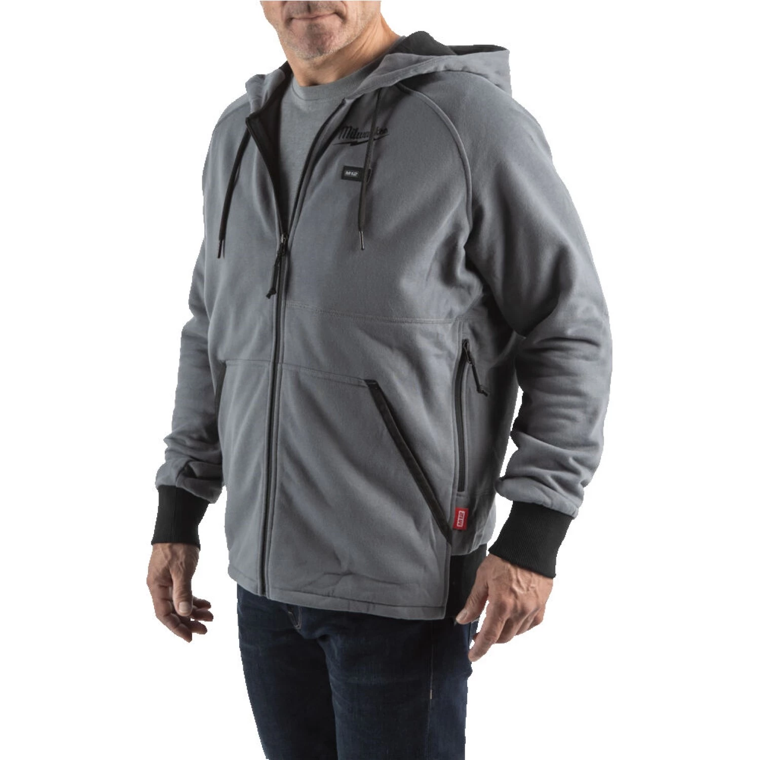 Milwaukee M12 HHGREY4-0 (S) Sweat à capuche chauffant - gris - S-image