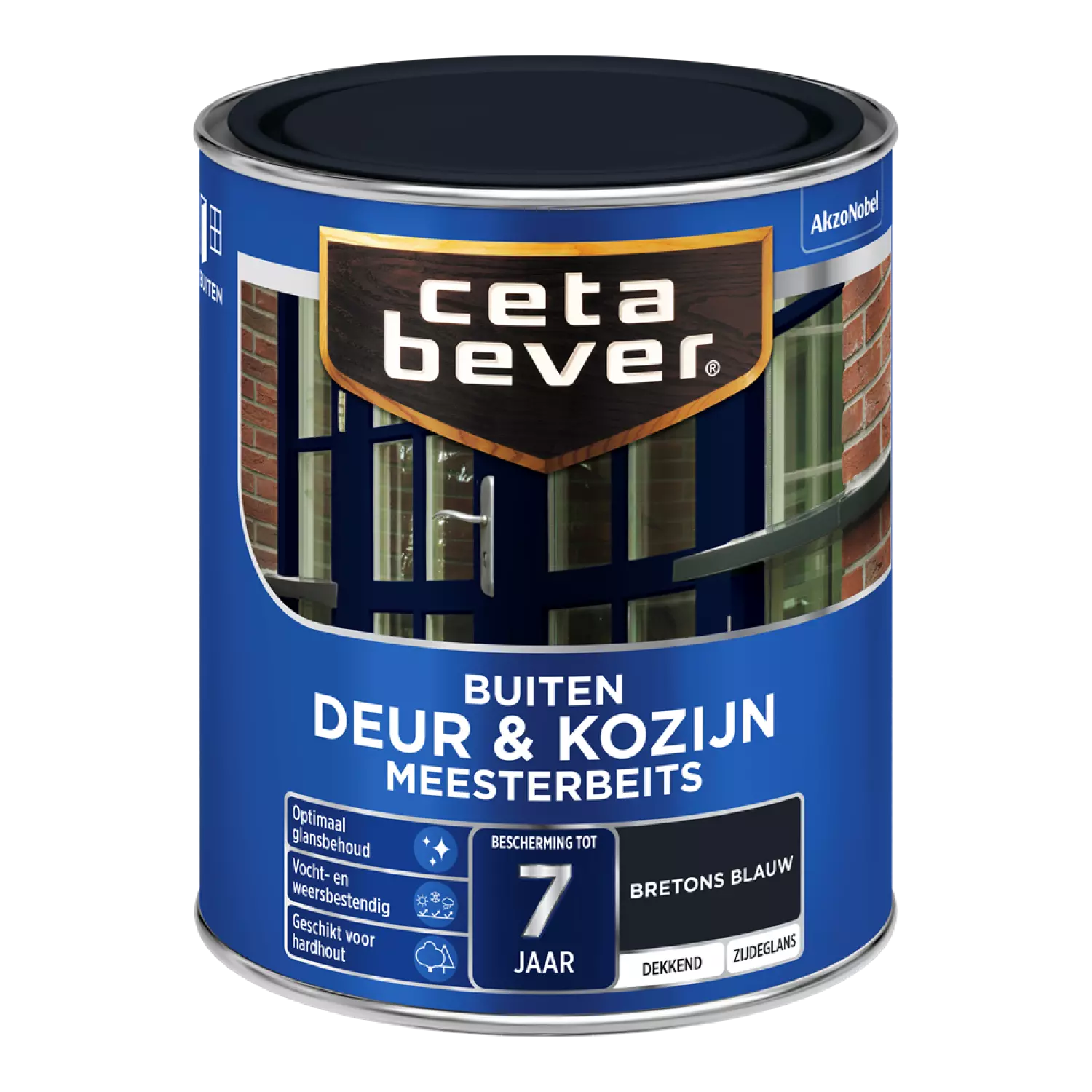 Cetabever Meesterbeits Deur En Kozijn Dekkend - Bretonsblauw - 750ml-image