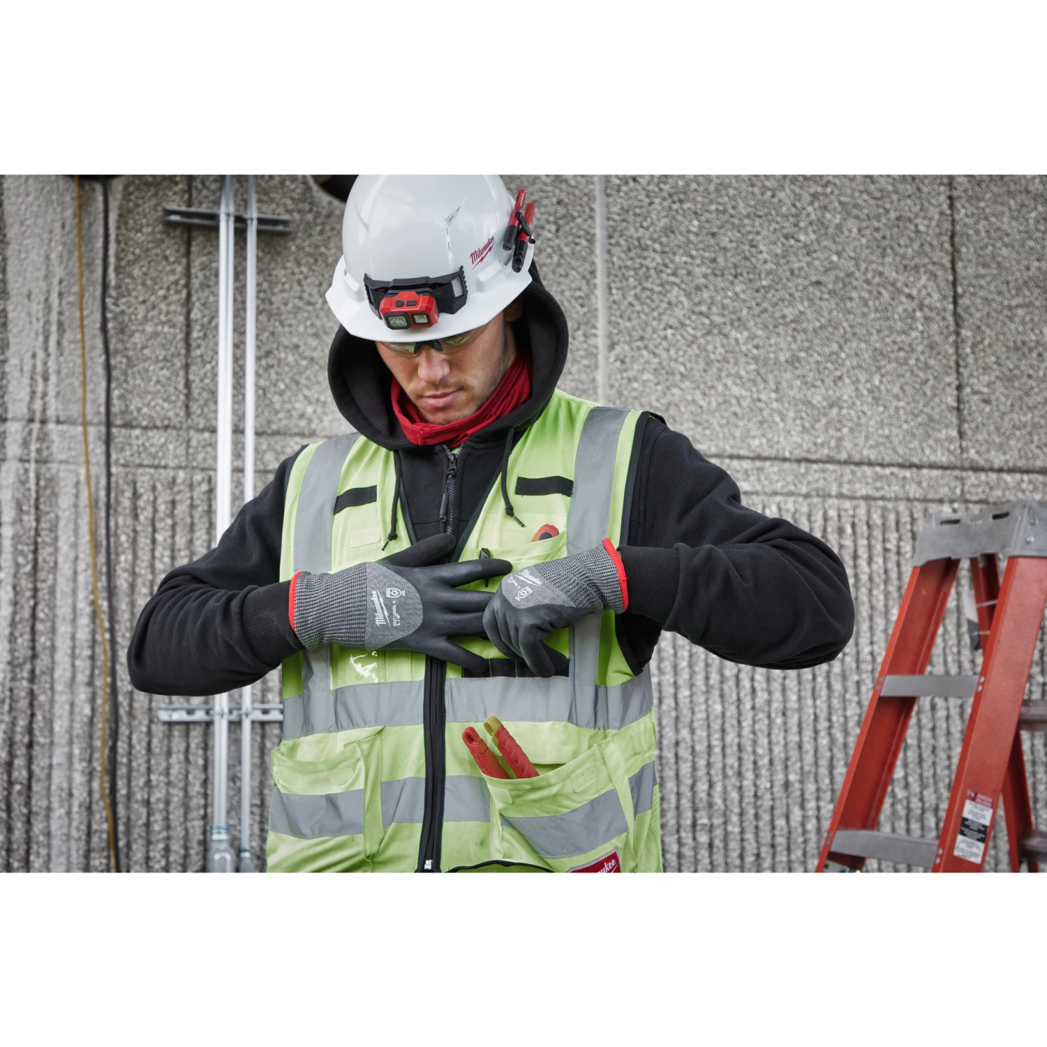 Milwaukee Gants de travail d'hiver - classe de résistance aux coupures 5/E - 7/S-image