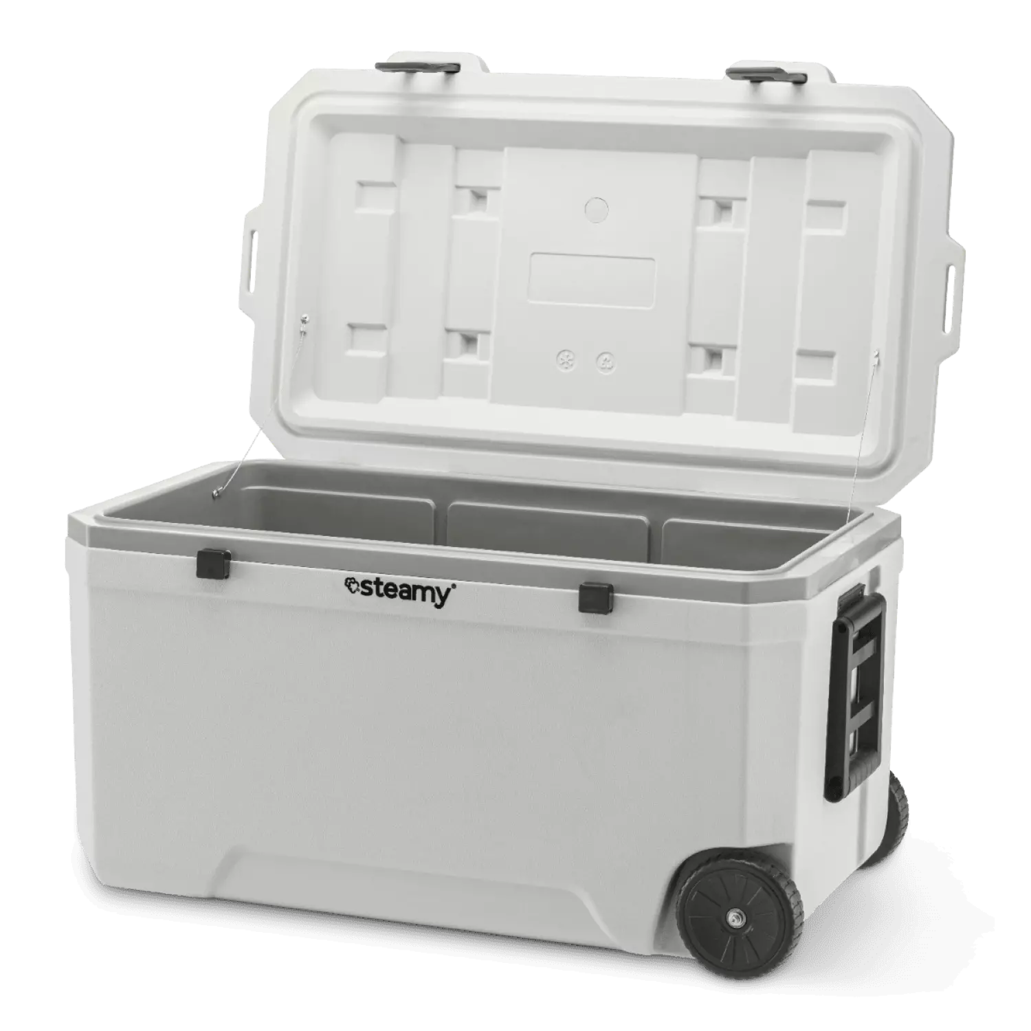 Steamy SCM120W Marine 120 Koelbox op wielen - 120L - Wit-image