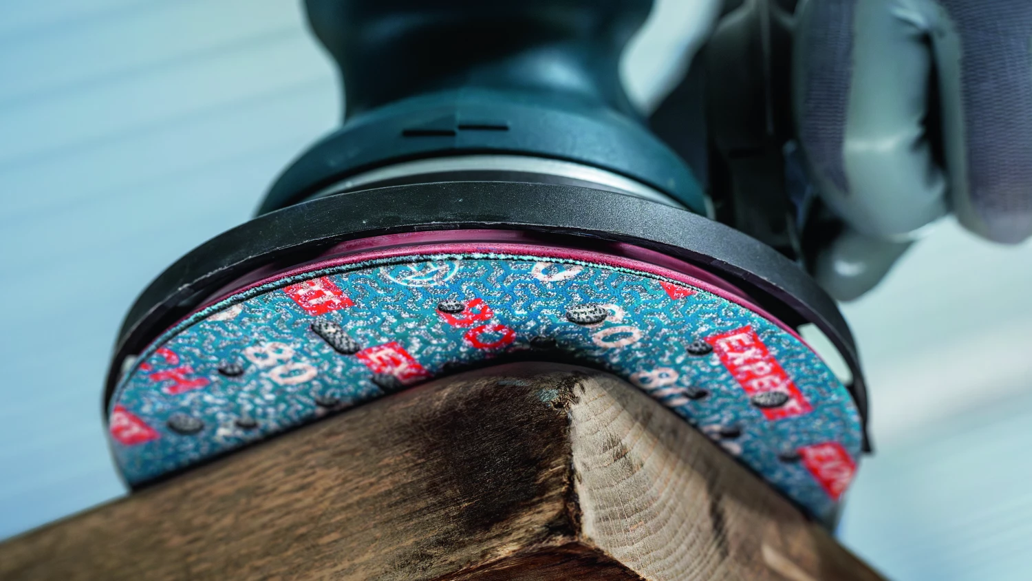 Bosch 2608902442 Disque abrasif EXPERT O780 avec support film - 150 mm - K120 (6 pièces)-image