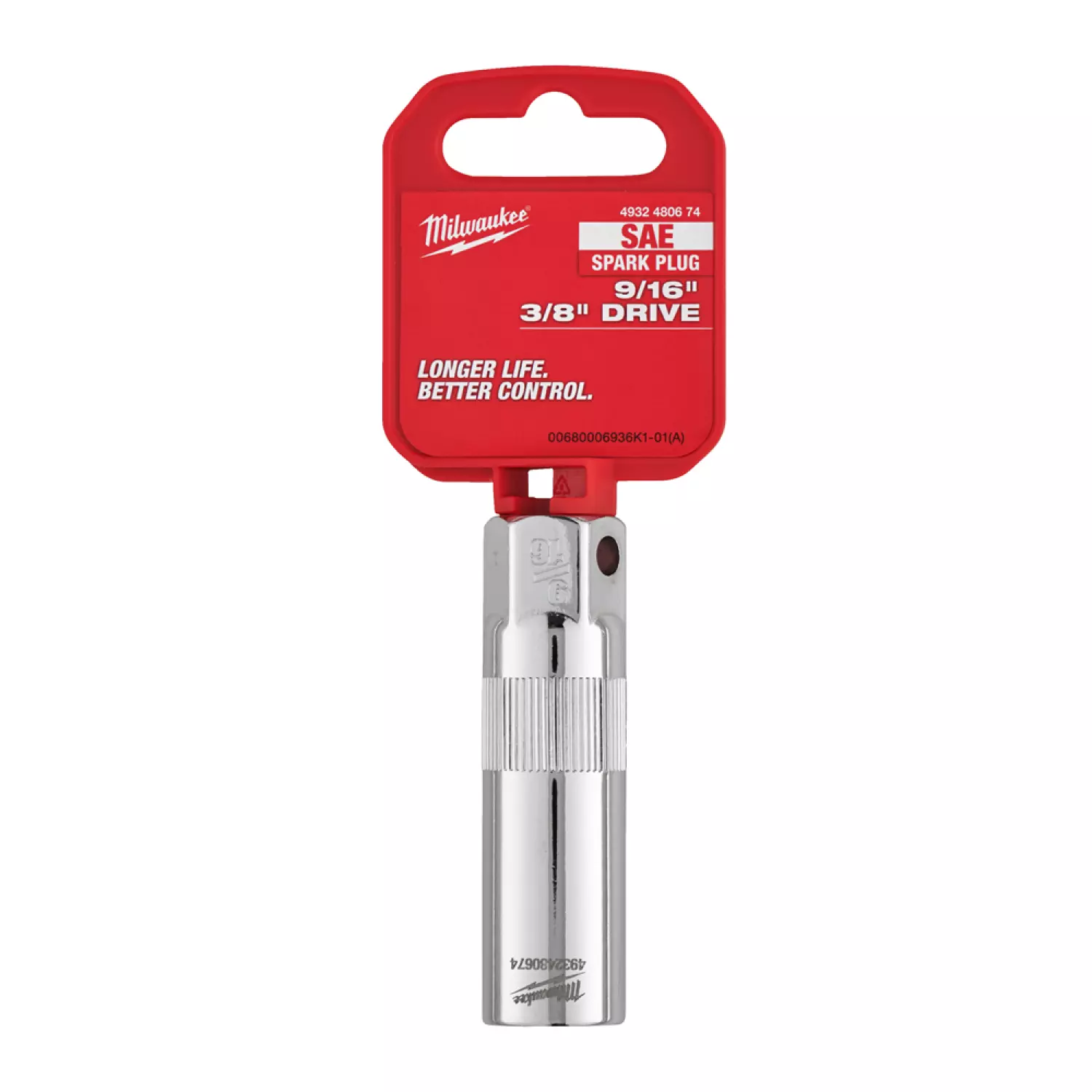 Milwaukee 4932480674 Bougiedop - 3/8" - 9/16”