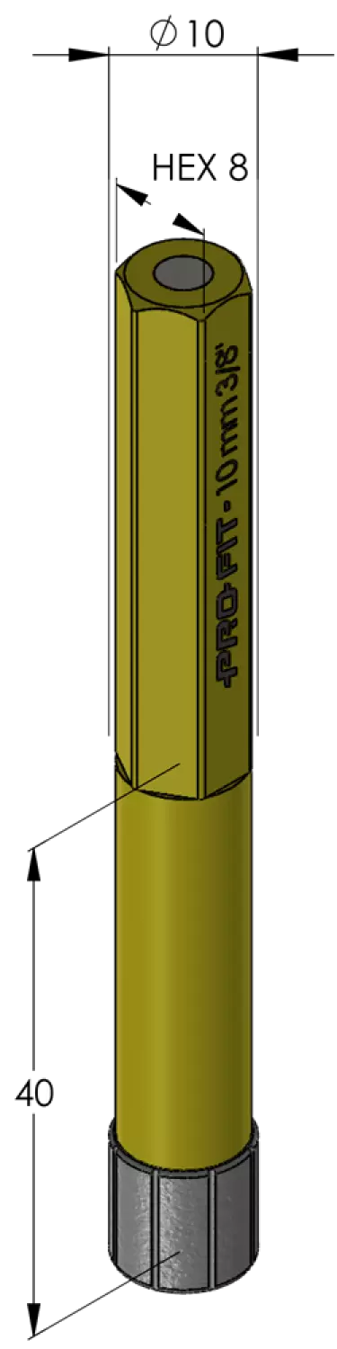 ProFit 09031010 Diamantboor zeskant - 10mm-image