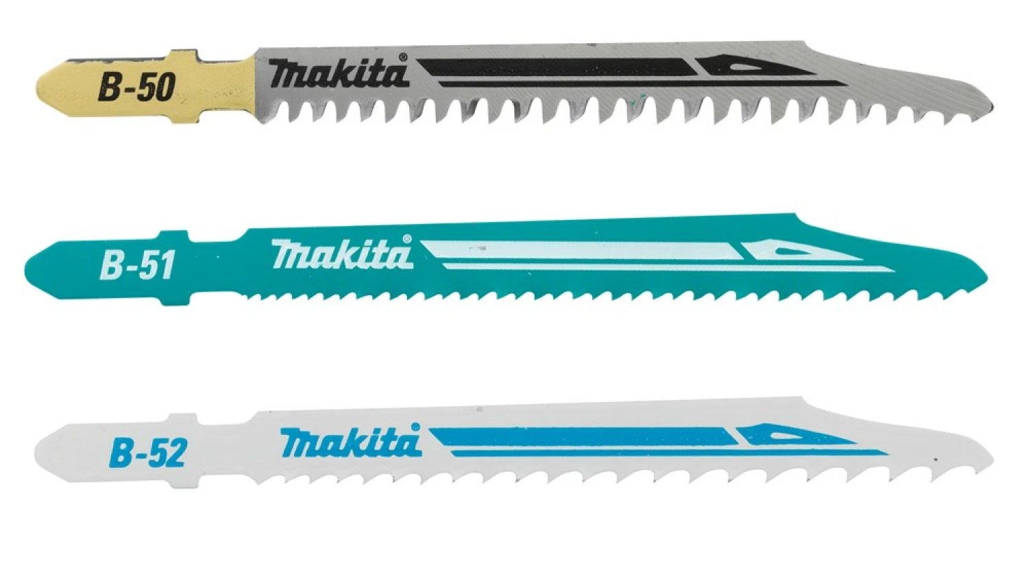 Makita B-06292 3 delig Decoupeerzaagblad set - Hout / Metaal-image