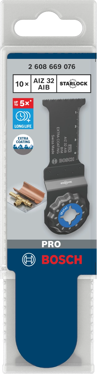 Bosch AIZ 32 AIB PRO lame de scie plongeante pour outils multifonctions pour métaux non ferreux (10 pièces)-image