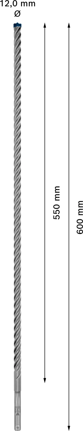 Bosch 2608900114 EXPERT Hamerboor SDS plus-7X - 12x550x615mm-image