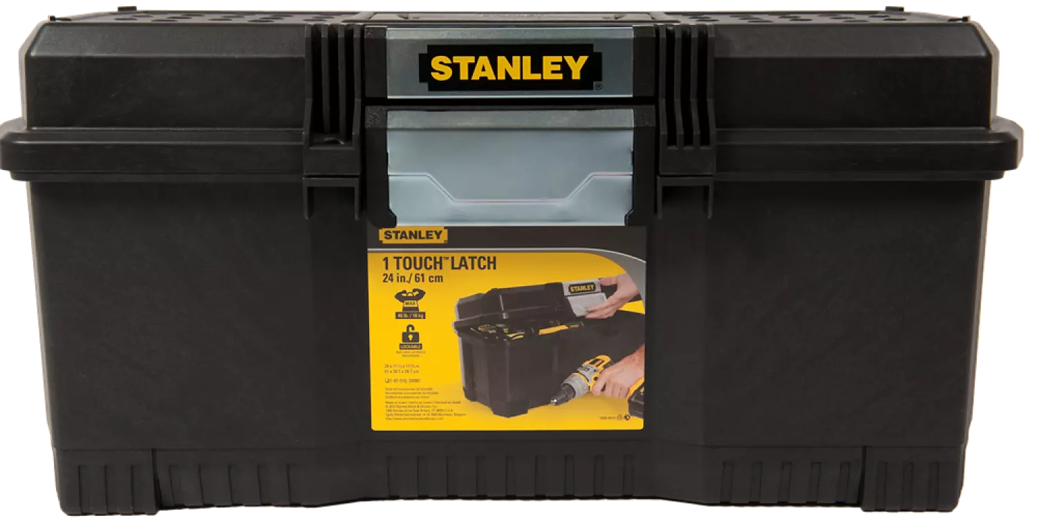 Stanley 1-97-510 Gereedschapskoffer 24" met drukslot-image