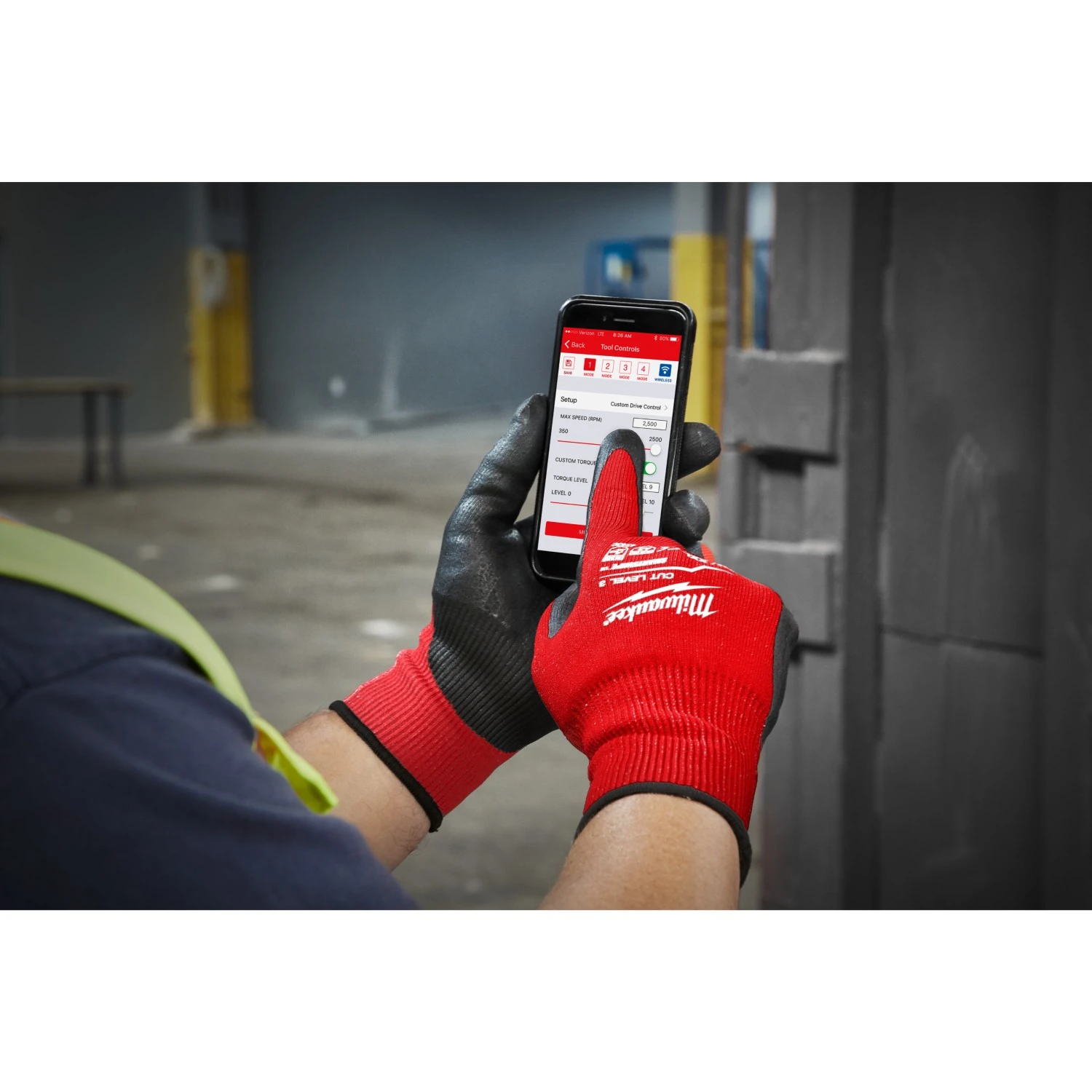 Milwaukee Gants de travail enduits - classe de résistance aux coupures 3/C - 7/S - 12 paires
