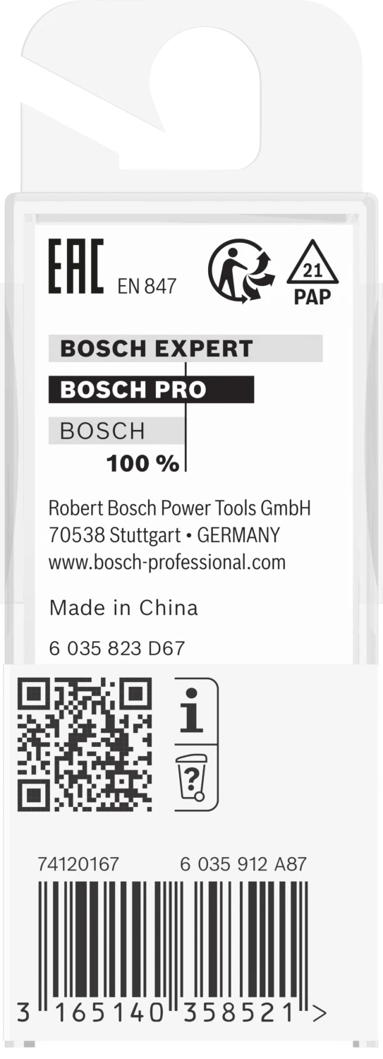 Bosch 2608628391 - Fraise à rainurer droit 8 mm, D1 22 mm, L 25 mm, G 56 mm-image