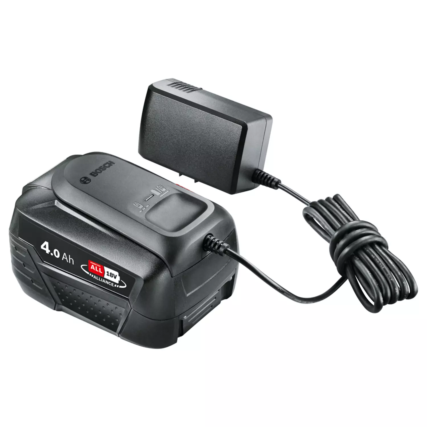 Bosch 18V Li -ion Battery Starter Set (1x4.0AH) + Charger - 1600A024Z5-image