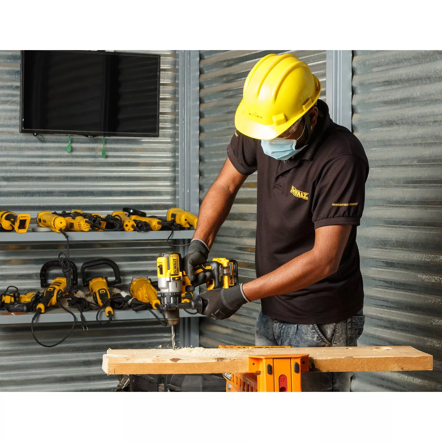 DeWALT DCD996X1 - Set perceuse viseuse Li-Ion 18V (1x batterie 9.0Ah) dans TSTAK - moteur brushless - 95Nm-image