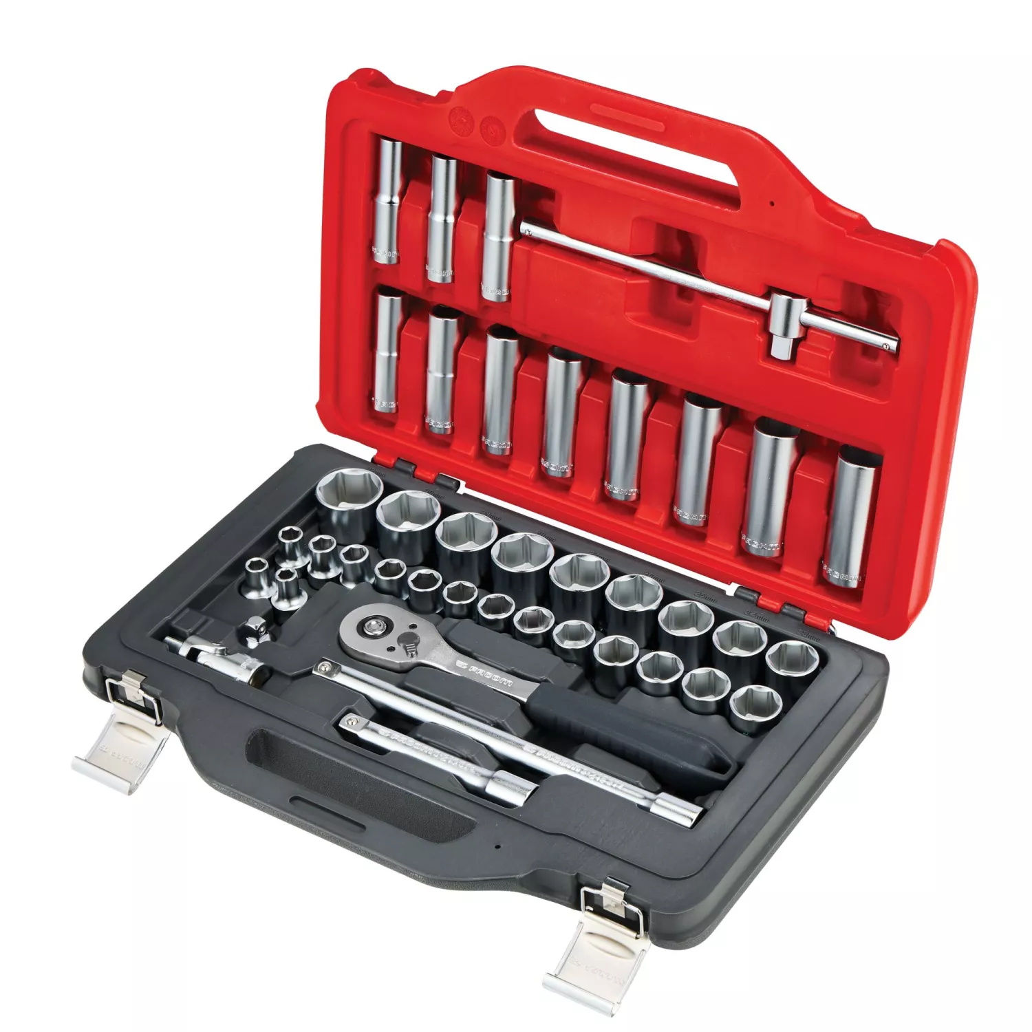 Facom SL.151-EP41PB 41-delige Ratel- en doppenset in Twin Box koffer - 1/2"
