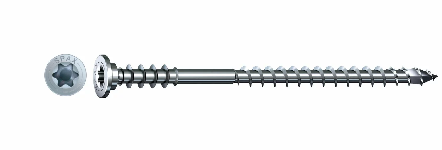 SPAX Stelschroef - T30 - Platkop - Deeldraad - WIROX - 100st-image