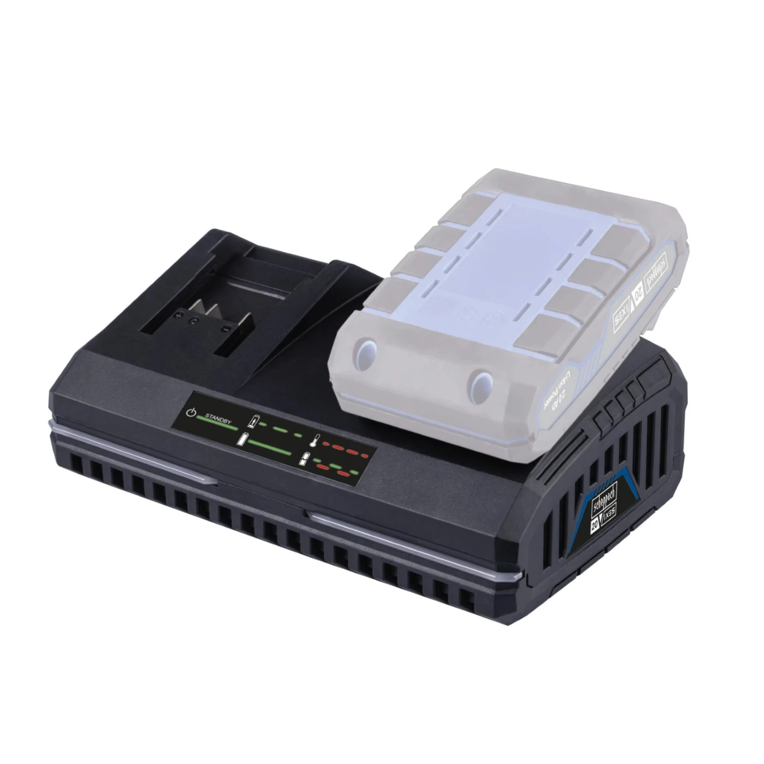 Scheppach Double chargeur de batterie 2,4 A SDBC2.4A-image