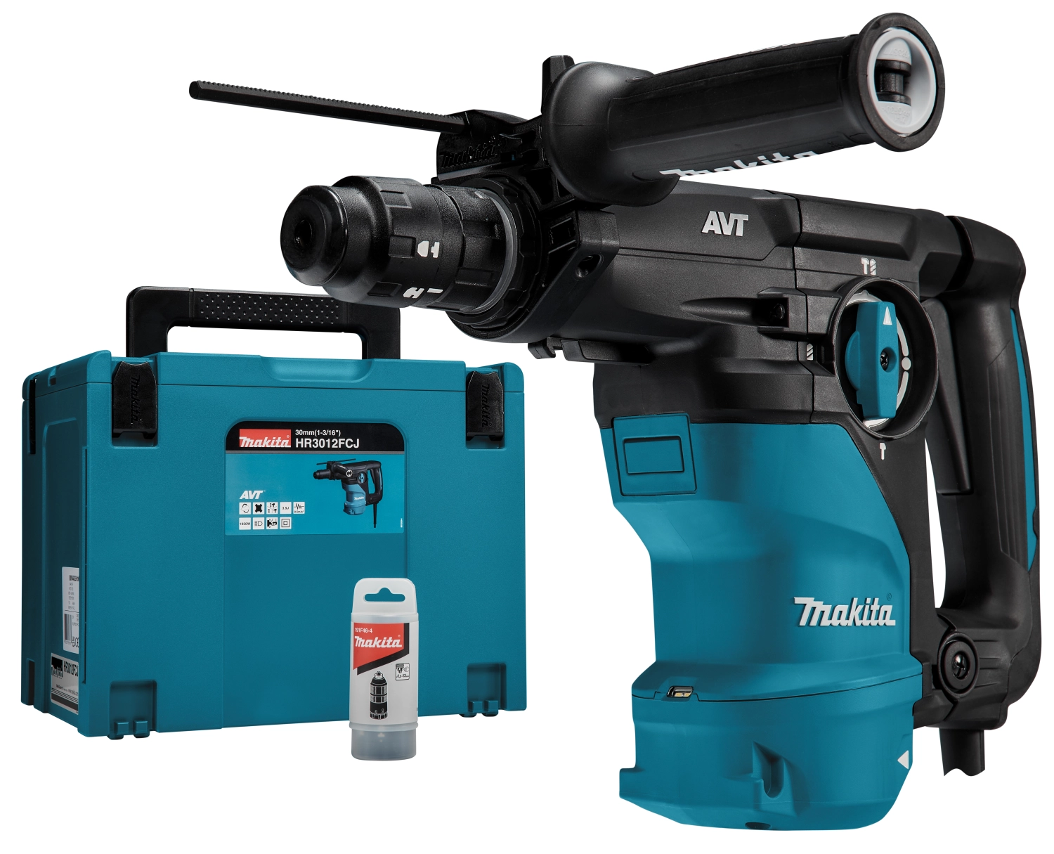 Makita HR3012FCJ 230V SDS-Plus combihamer in koffer - 3,9J - 1050W-image