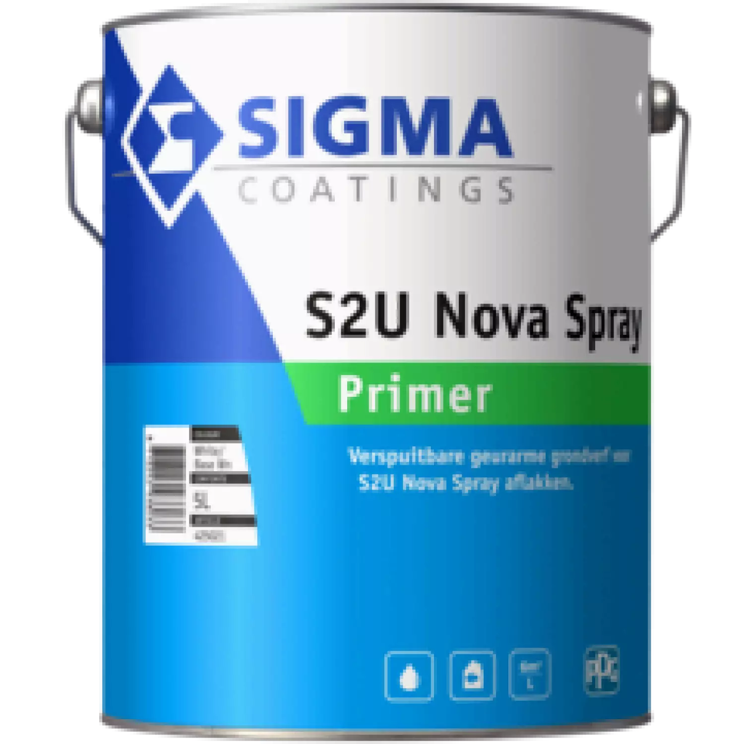 Sigma S2U nova spray primer - op kleur gemengd - 2,5L-image
