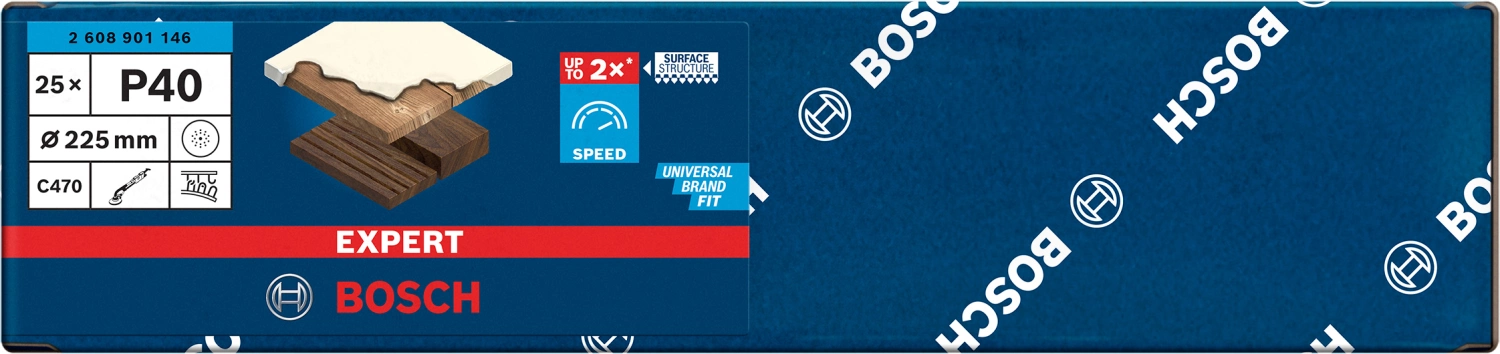 Bosch 2608901146 Disque abrasif ponceuse excentrique-image