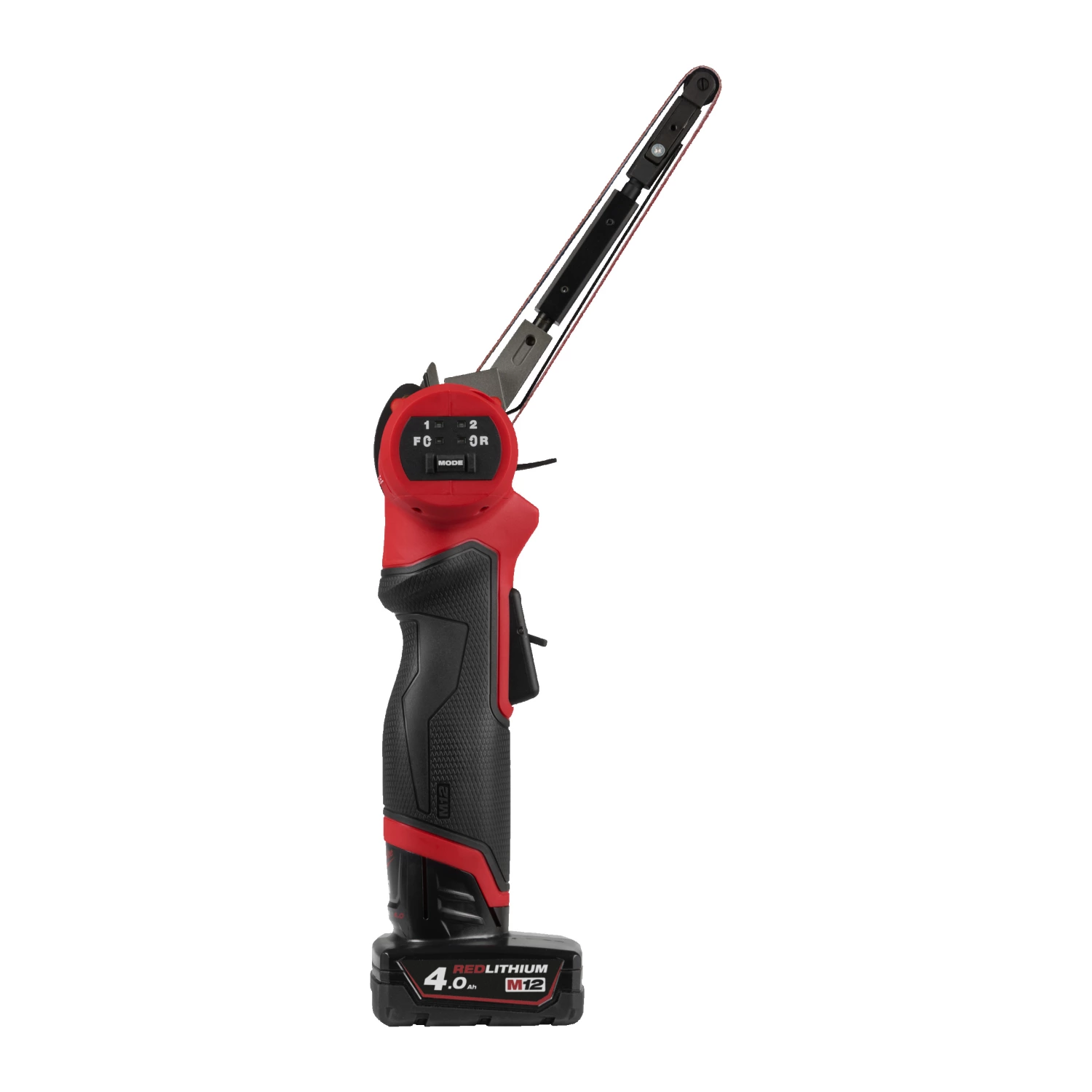 Milwaukee M12 FBFL13-402B FUEL™ bandvijl (2x 4.0 Ah accu) in transporttas - 13mm - 12V-image