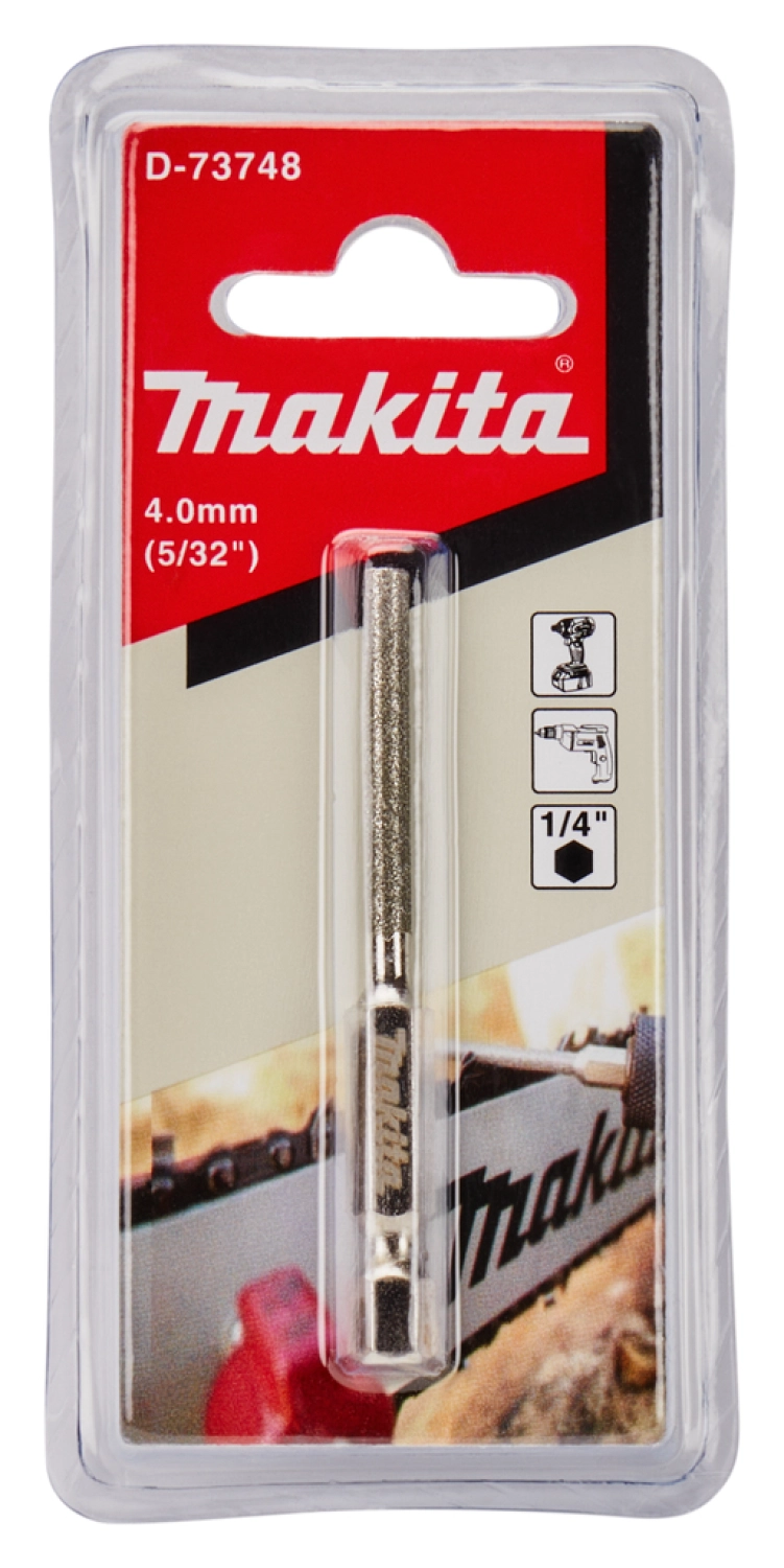 Makita D-73748 Kettingzaagvijlbit - rond - 1/4x4.0mm-image