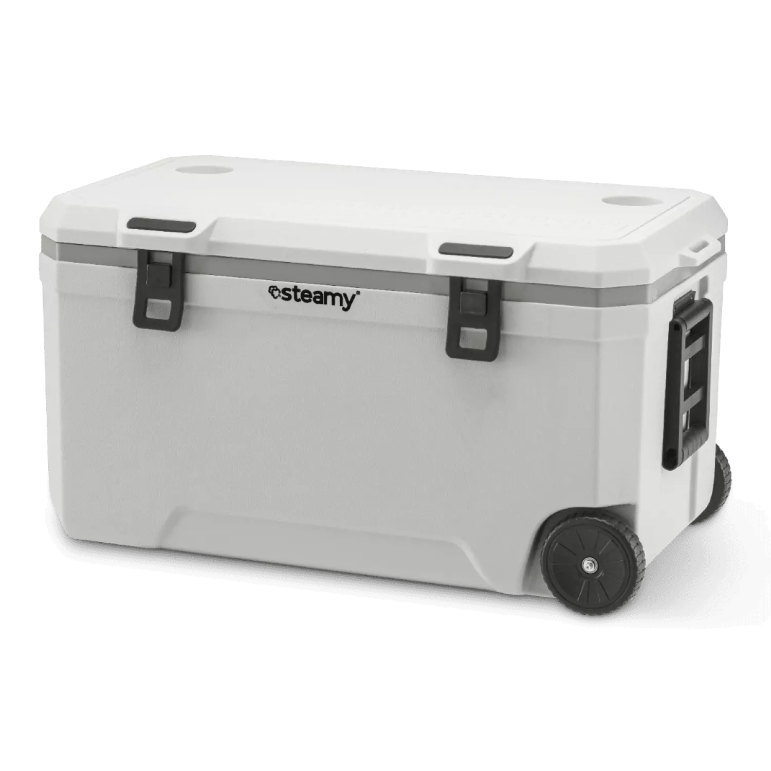 Steamy SCM120W Marine 120 Koelbox op wielen - 120L - Wit-image