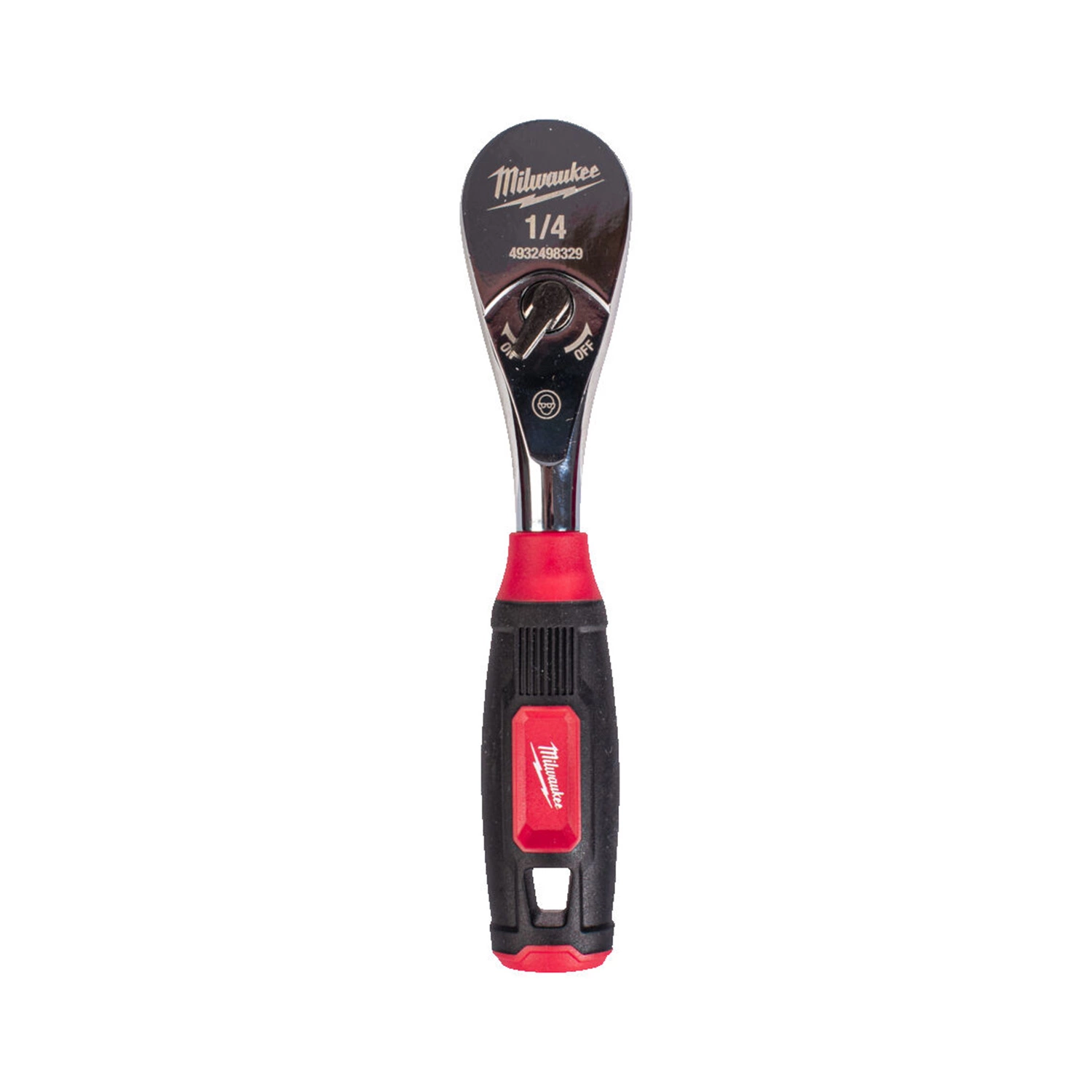 Milwaukee 4932498329 Omschakelbare ratel - 1/4" - comfort grip