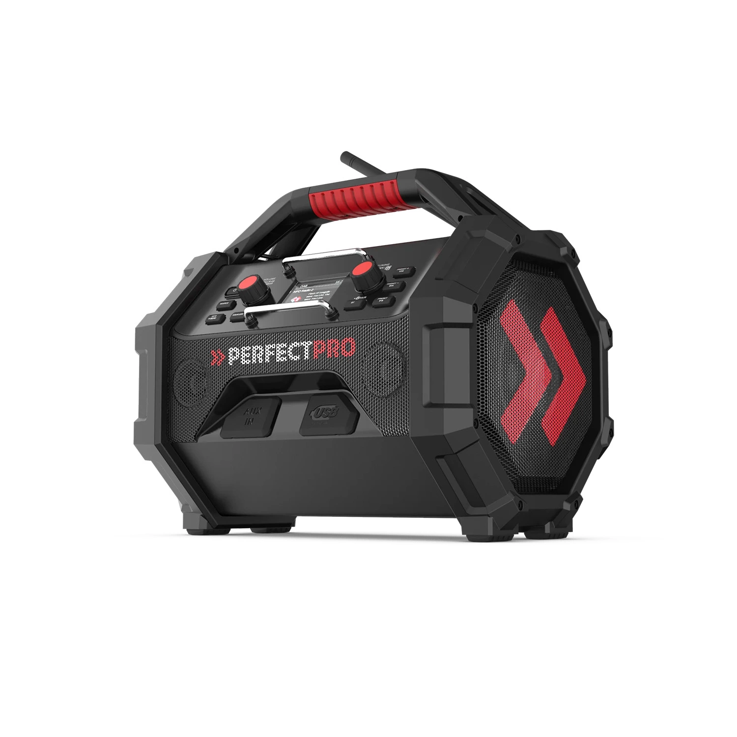 PerfectPro ROCKTAGON OCT-18V multi battery Bouwradio - FM RDS / DAB+ - AUX-in - bluetooth-image
