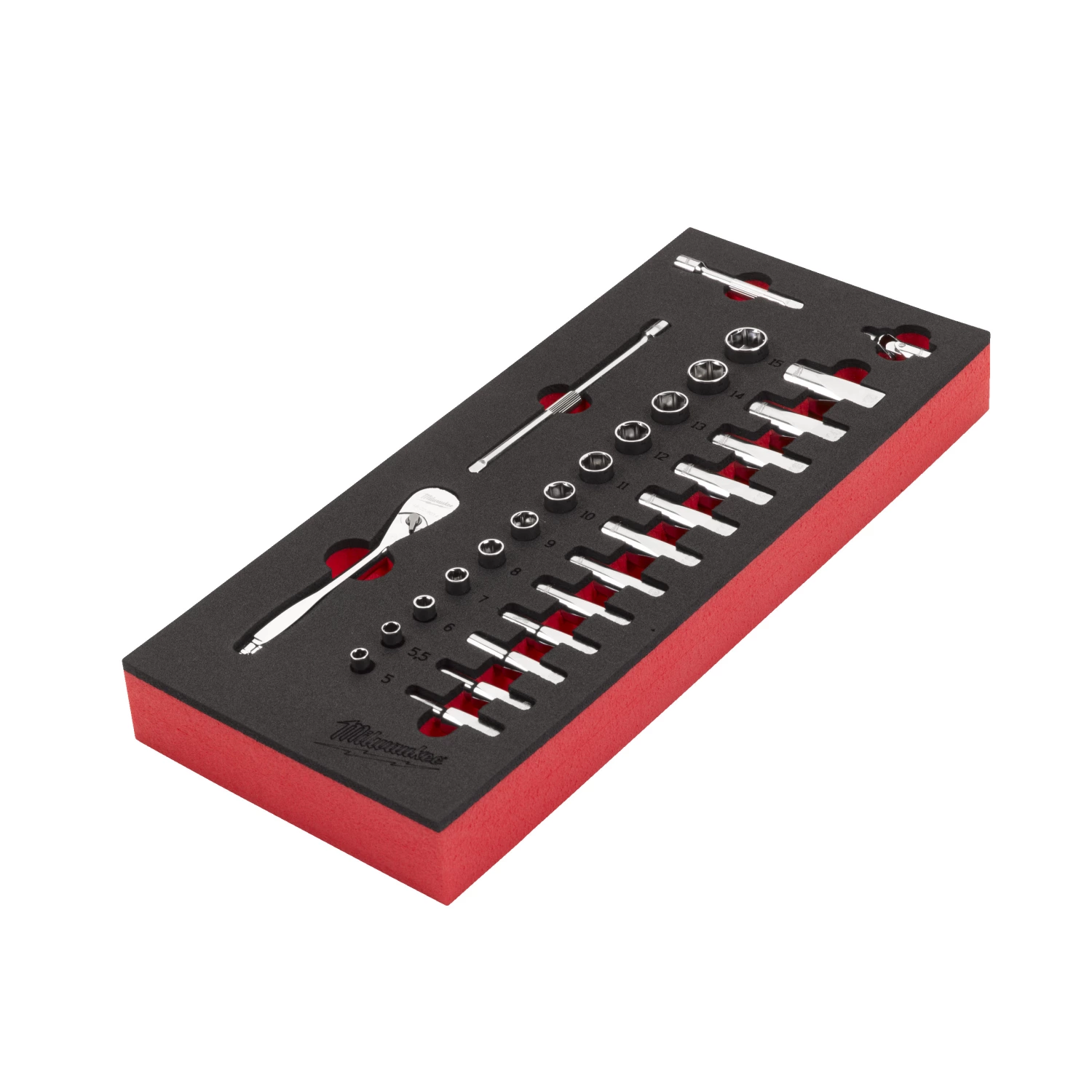 Milwaukee 4932479824 Foam Inlay doppenset 1/4"-image