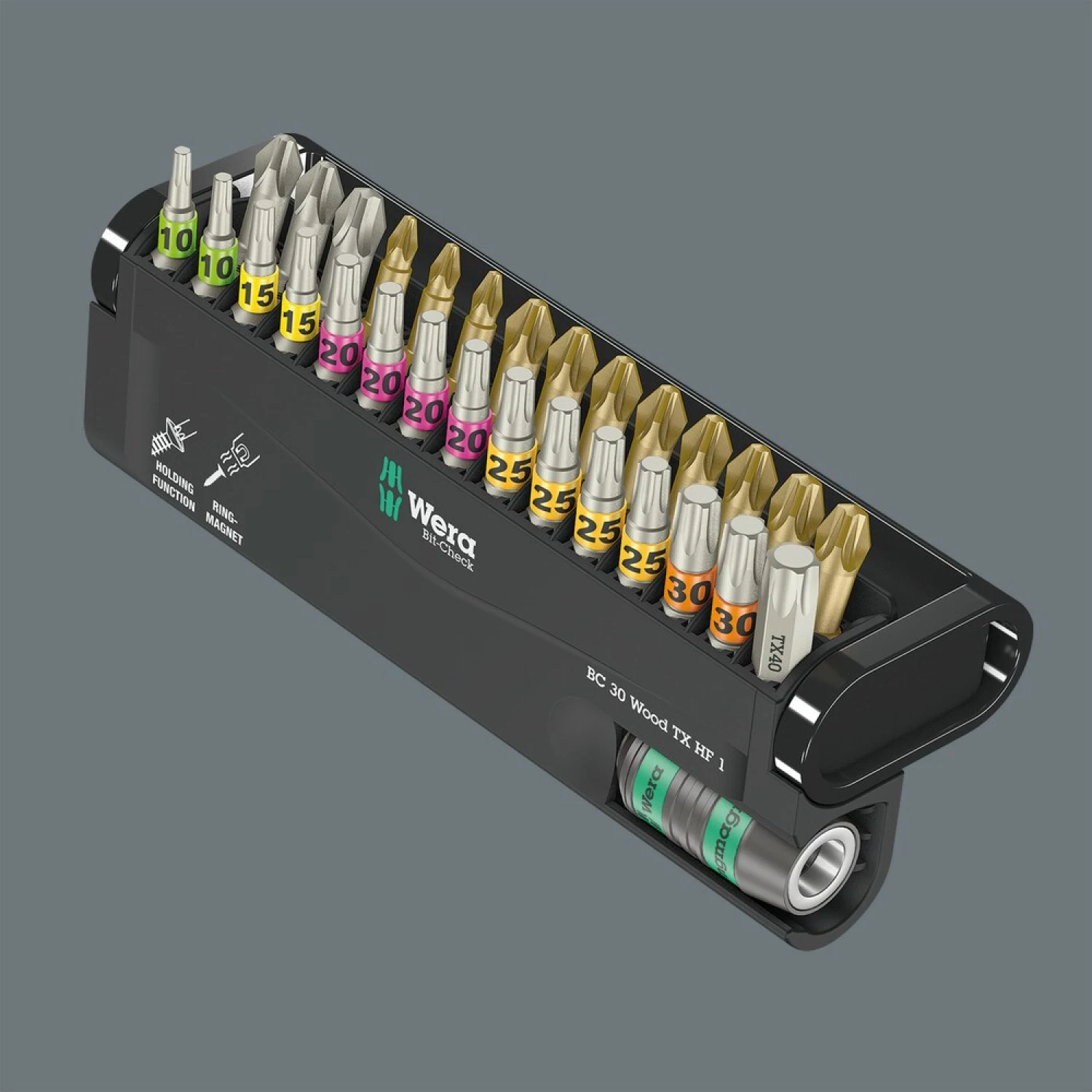 Wera 05057436001 30-delige Bit-Check 30 Wood TX HF 1 - PH/PZ/TX-image