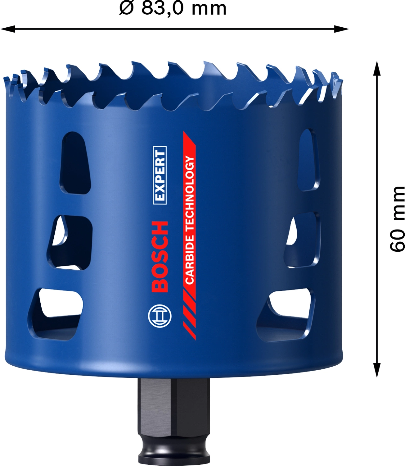 Bosch EXPERT 2608900438 - EXPERT Scie trépan Power-Change Tough Material 83mm