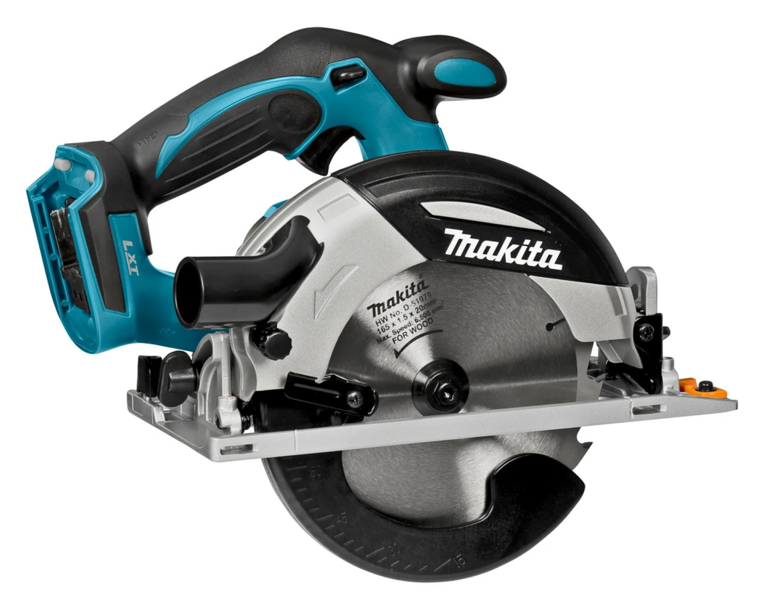 Makita DHS630RMJ Scie circulaire à batterie 18V Li-ion set (2x batterie 4.0Ah) dans MAKPAC - 165mm-image