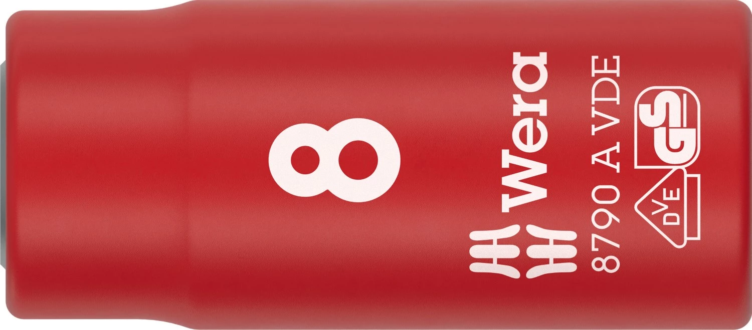 Wera 05005930001 8790 B VDE Zyklop douille isolée - 1/4« - 8 mm-image