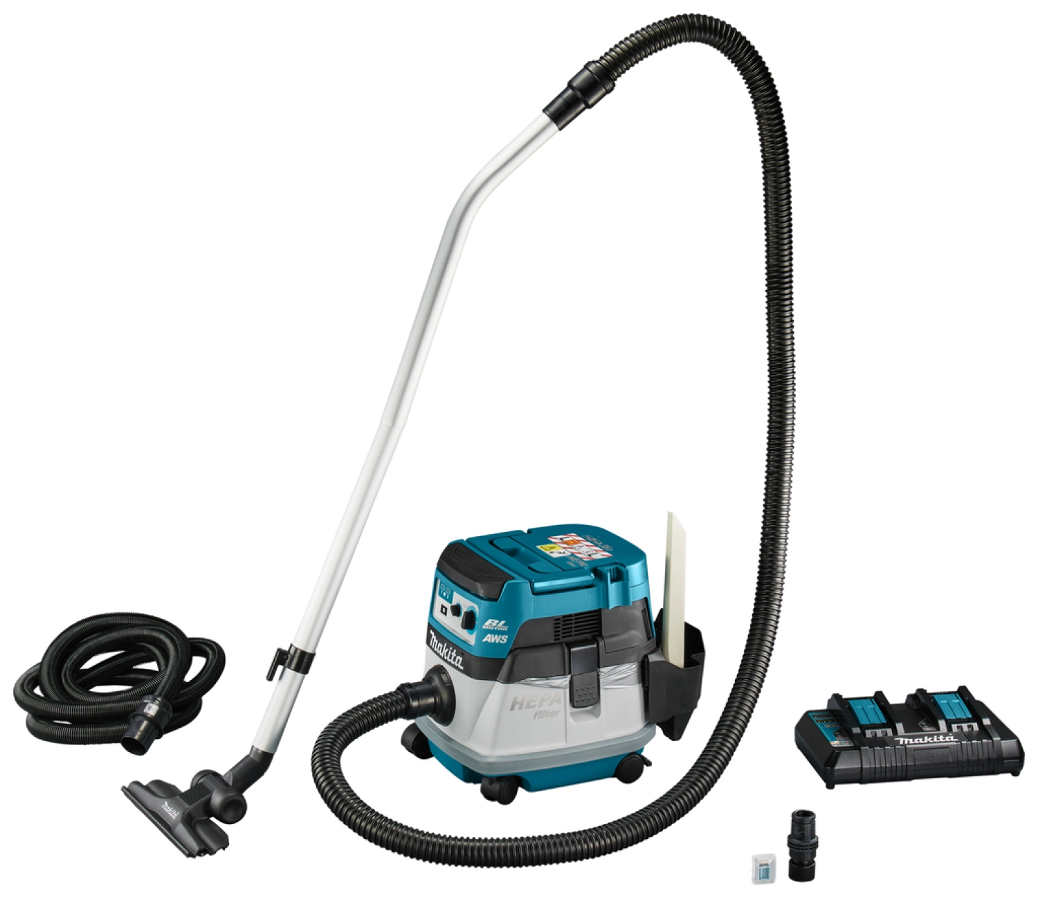 Makita DVC867LTX4 LXT 2x18V Li-ion Accu Stofzuiger set (2x 5,0 Ah)-image