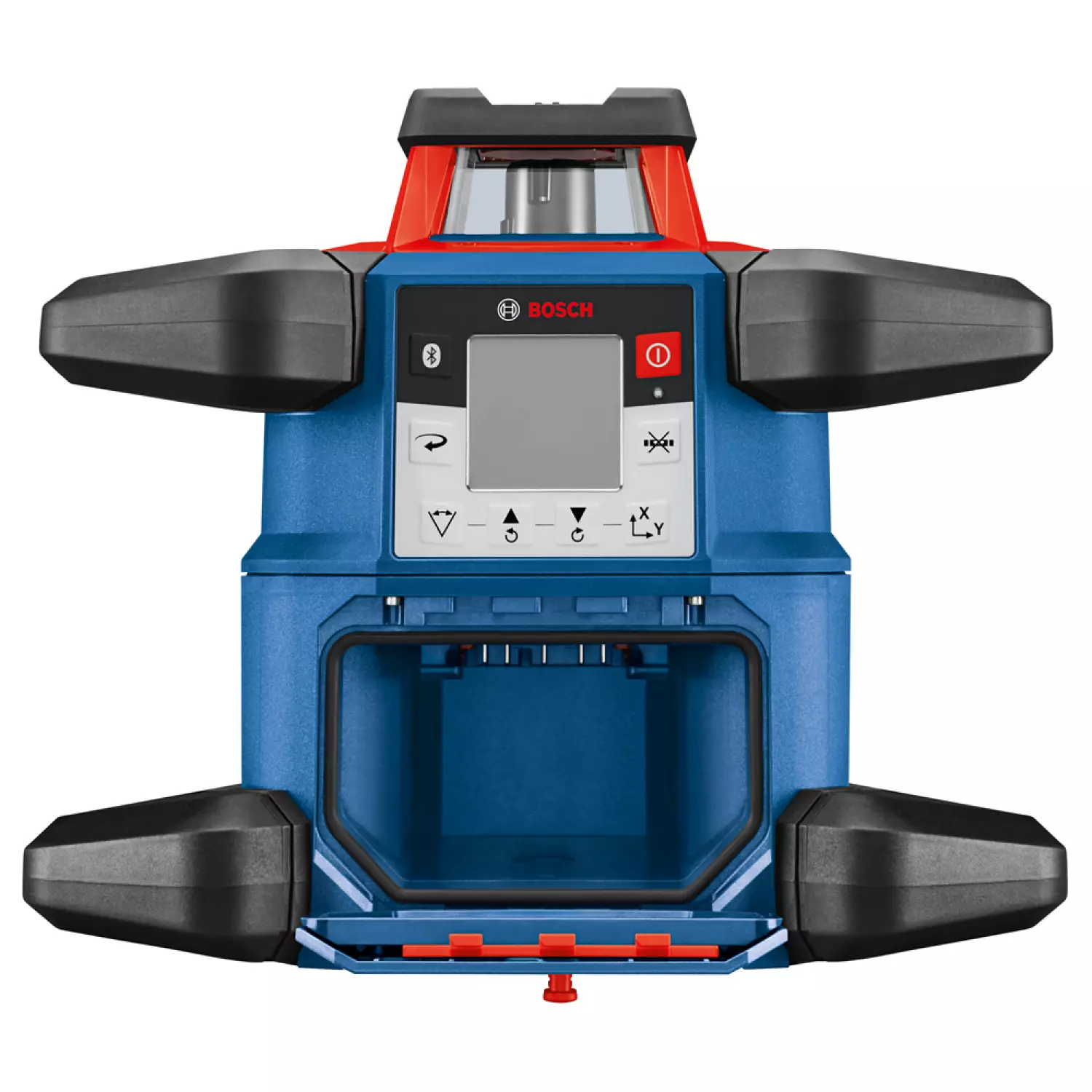 Bosch 0601061F00 - Laser rotatif GRL 600 CHV, récepteur laser LR 60 avec support RB 60, télécommande RC 6, fixation murale WM 6, 1x batterie GBA ProCORE18V 4,0Ah, chargeur rapide GAL 18V-40, adaptateur BA 1, 4x batteries D, 4x batteries AA, lunettes de sé