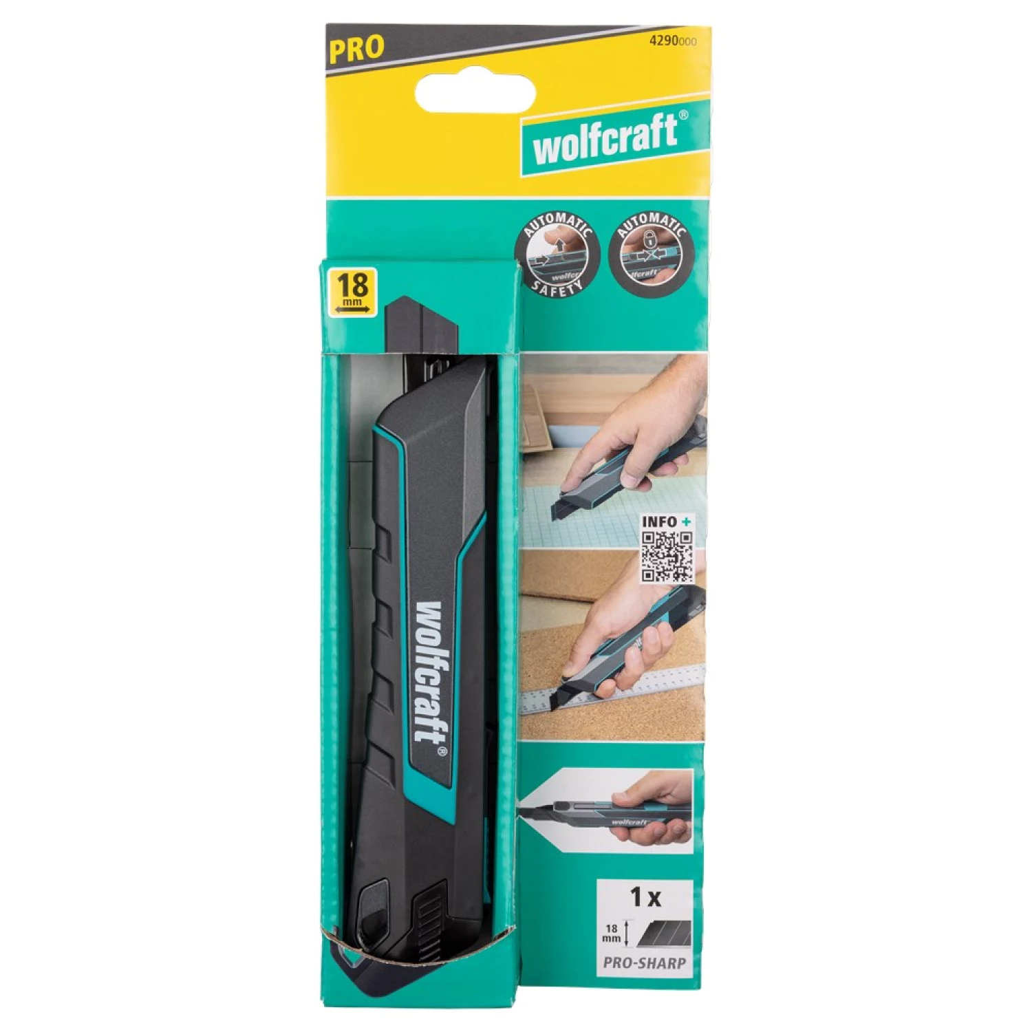 Wolfcraft 4290000 PRO SAFETY Cutter - 18 mm-image