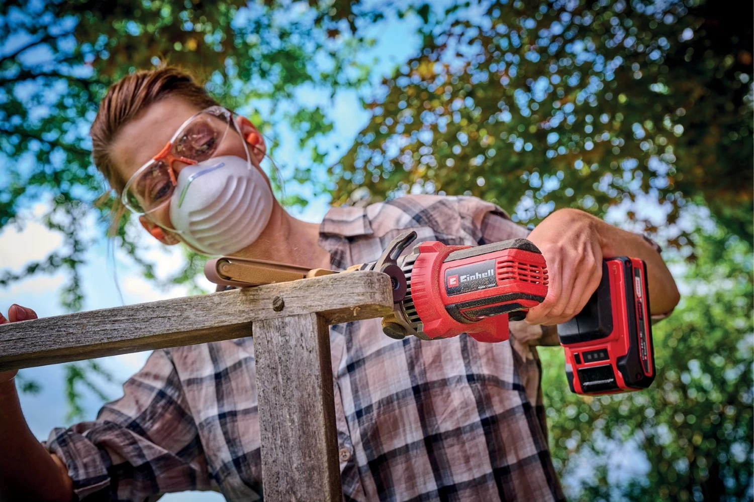 Einhell Ensemble de bandes abrasives - 35 pièces - 13x457mm (K40, K60, K80, K120, K180, K240, K320)-image