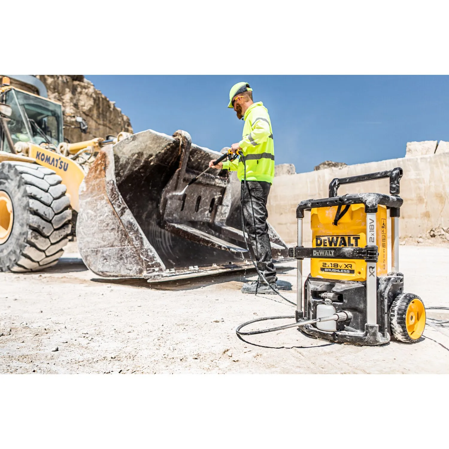 DeWalt DCMPW1600N 18V XR Li-Ion Accu Hogedrukreiniger body - 110 bar