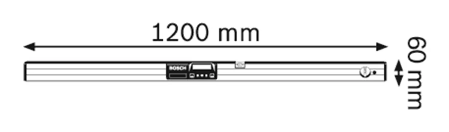 Bosch GIM 120 Mètre d'angle numérique dans un sac - 360-image