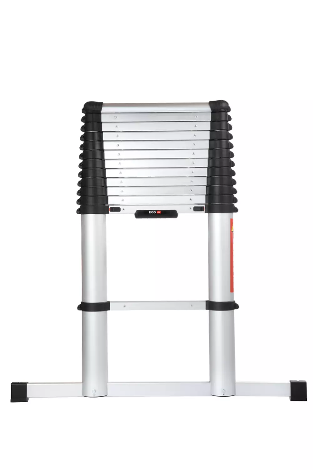 Telesteps 20138-601 Eco Line Échelle télescopique - 3,8 m - avec barre stabilisatrice-image