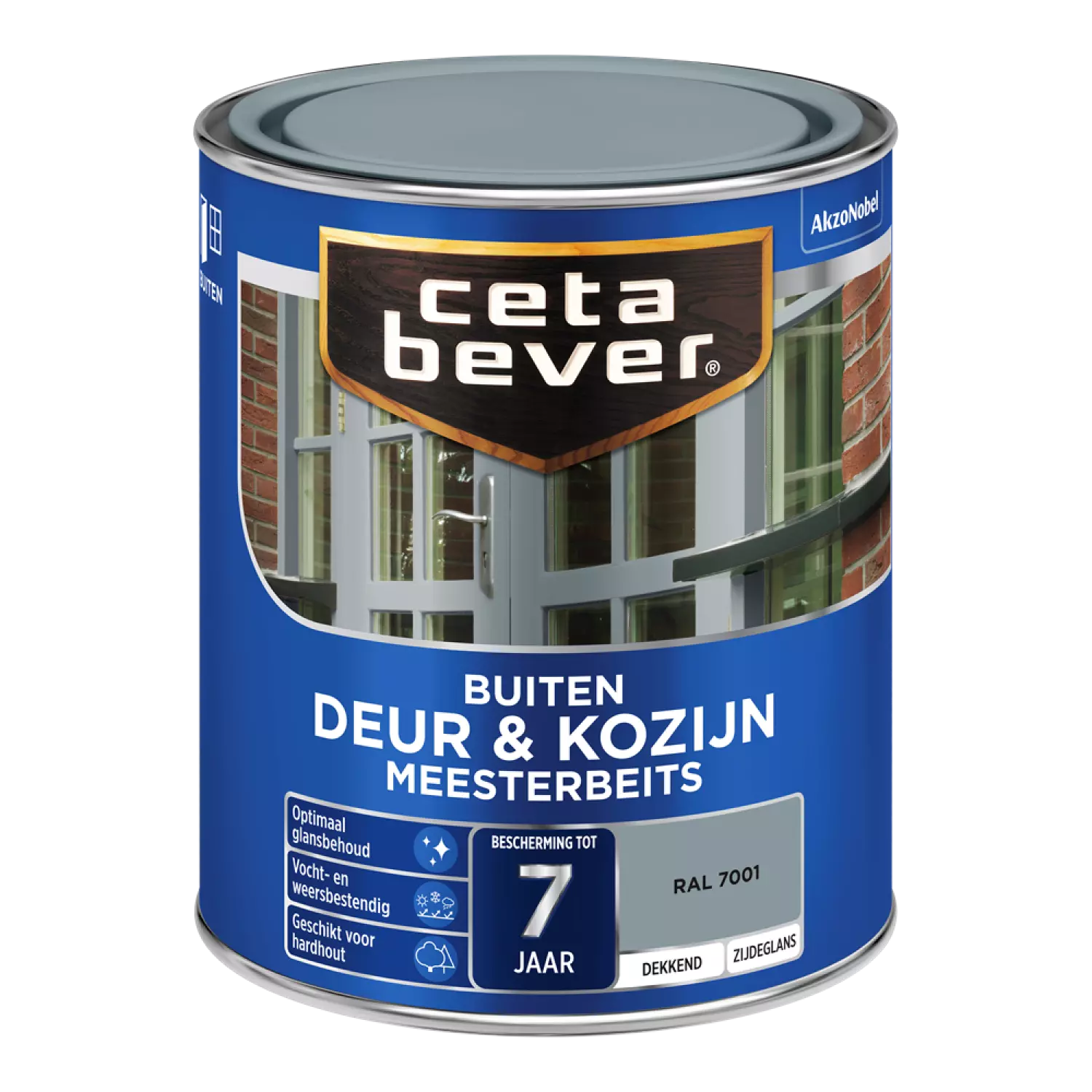 Cetabever Meesterbeits Deur En Kozijn Dekkend - Zilvergrijs - 750ml-image