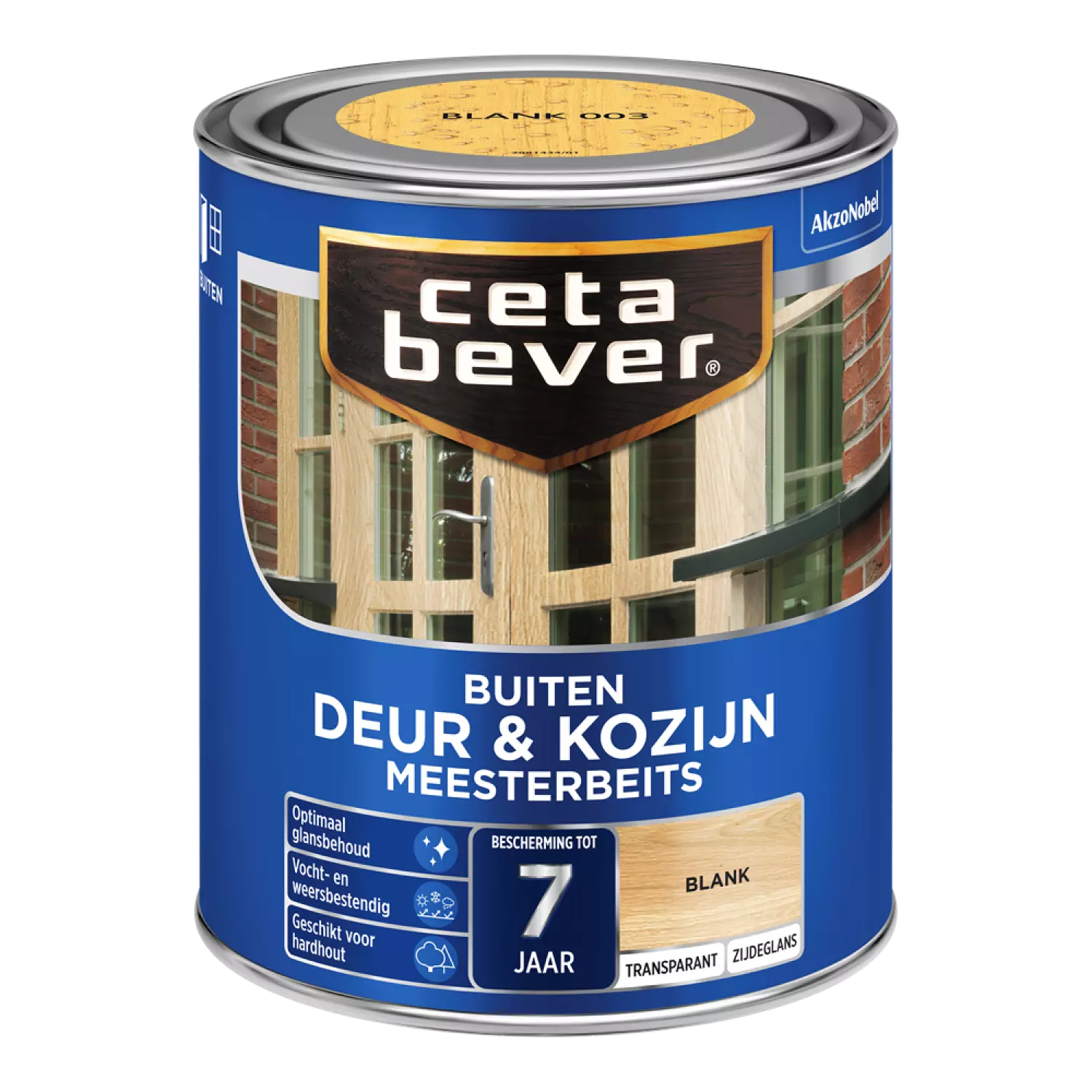 Cetabever Meesterbeits Deur En Kozijn Transparant Zijdeglans - Blank - 750ml-image