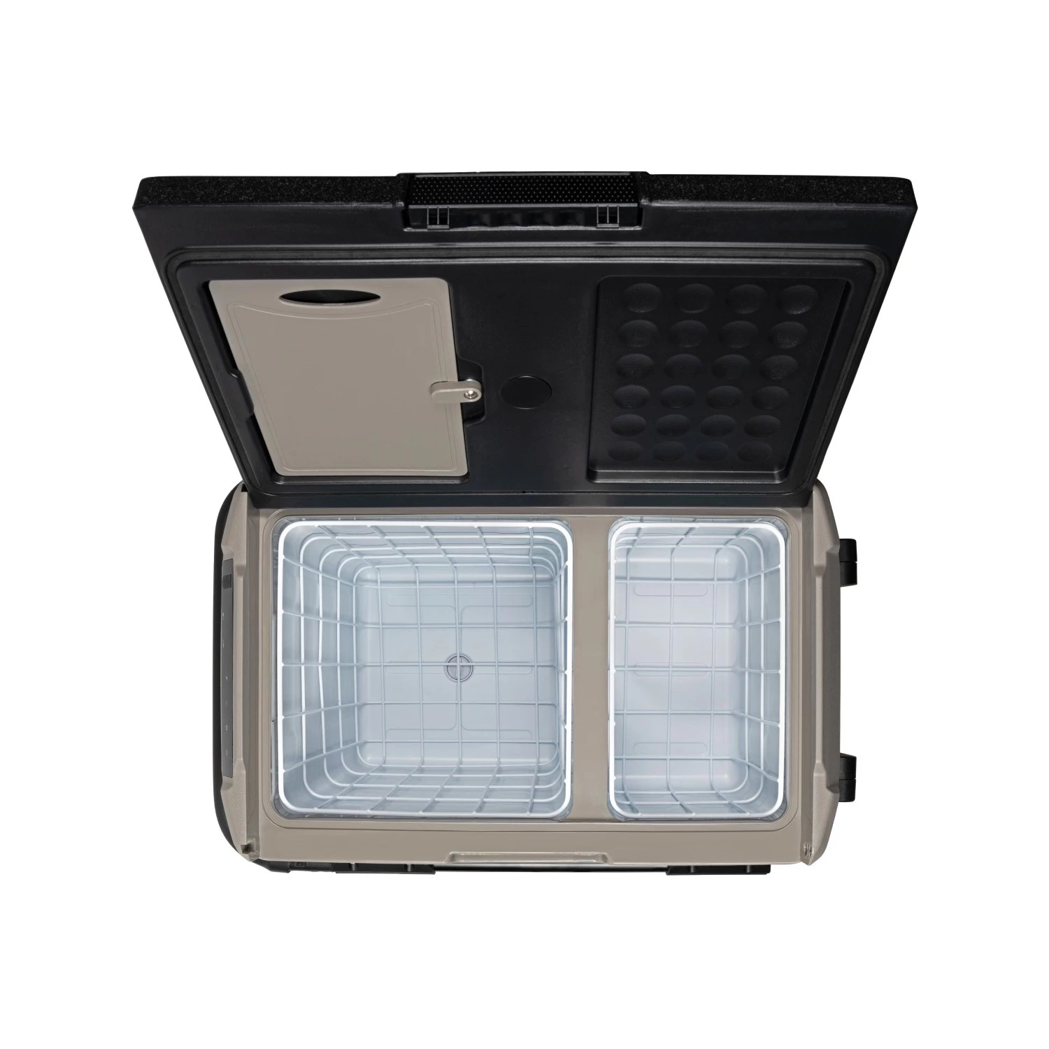 Steamy-E SECZGW61 Glacière à compresseur électrique sur roues Dual Zone - 61L-image