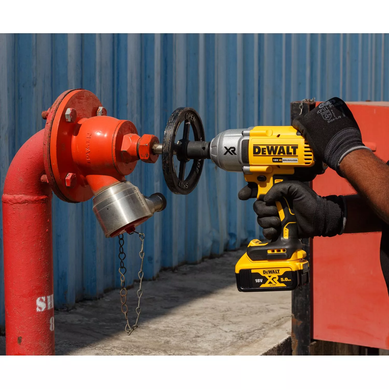 DeWALT DCF899P2 - Set clé à choc Li-Ion 18V (2x batterie 5.0Ah) dans coffret TSTAK - 1625Nm - Moteur brushless-image