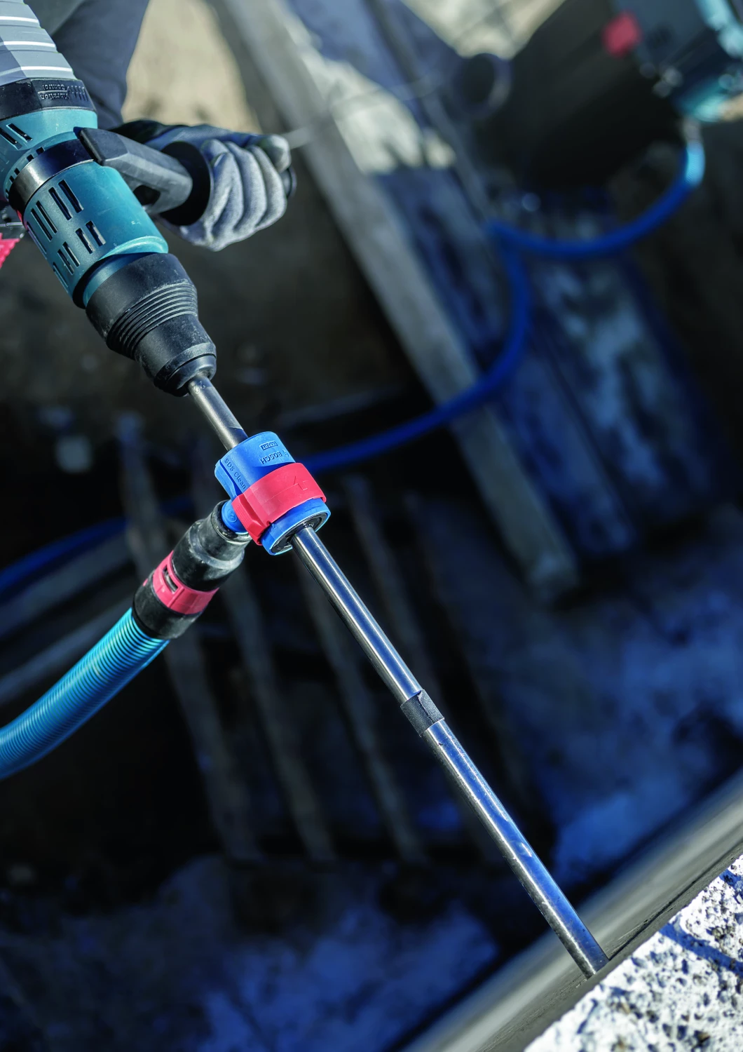 Bosch 2608901787 EXPERT Hamerboor SDS Clean SDS Max-8X - 22x400x650mm met connector-image