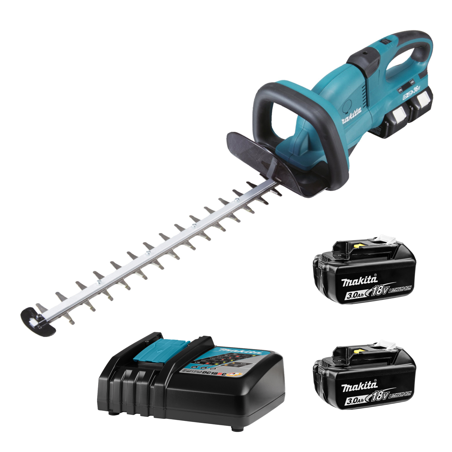 Makita DUH651PM2J 18V Li-Ion accu heggenschaar set (2x 4,0Ah accu)-image