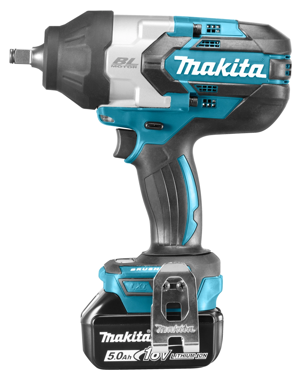 Makita DTW1002RTJ 18V Li-Ion Accu slagmoersleutel set (2x 5.0Ah accu) in Mbox - 1050Nm - 1/2" - koolborstelloos-image